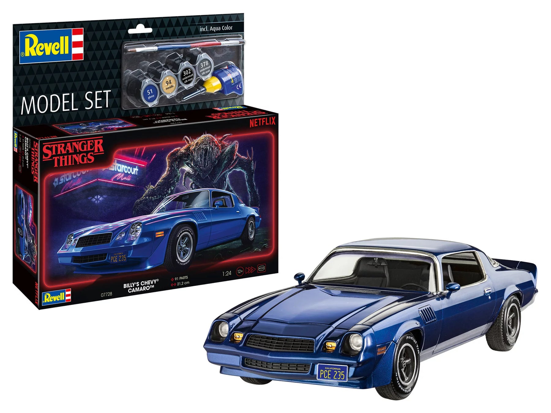 Model Set "StrangerThings"Billy'sChevy Camaro Z-28