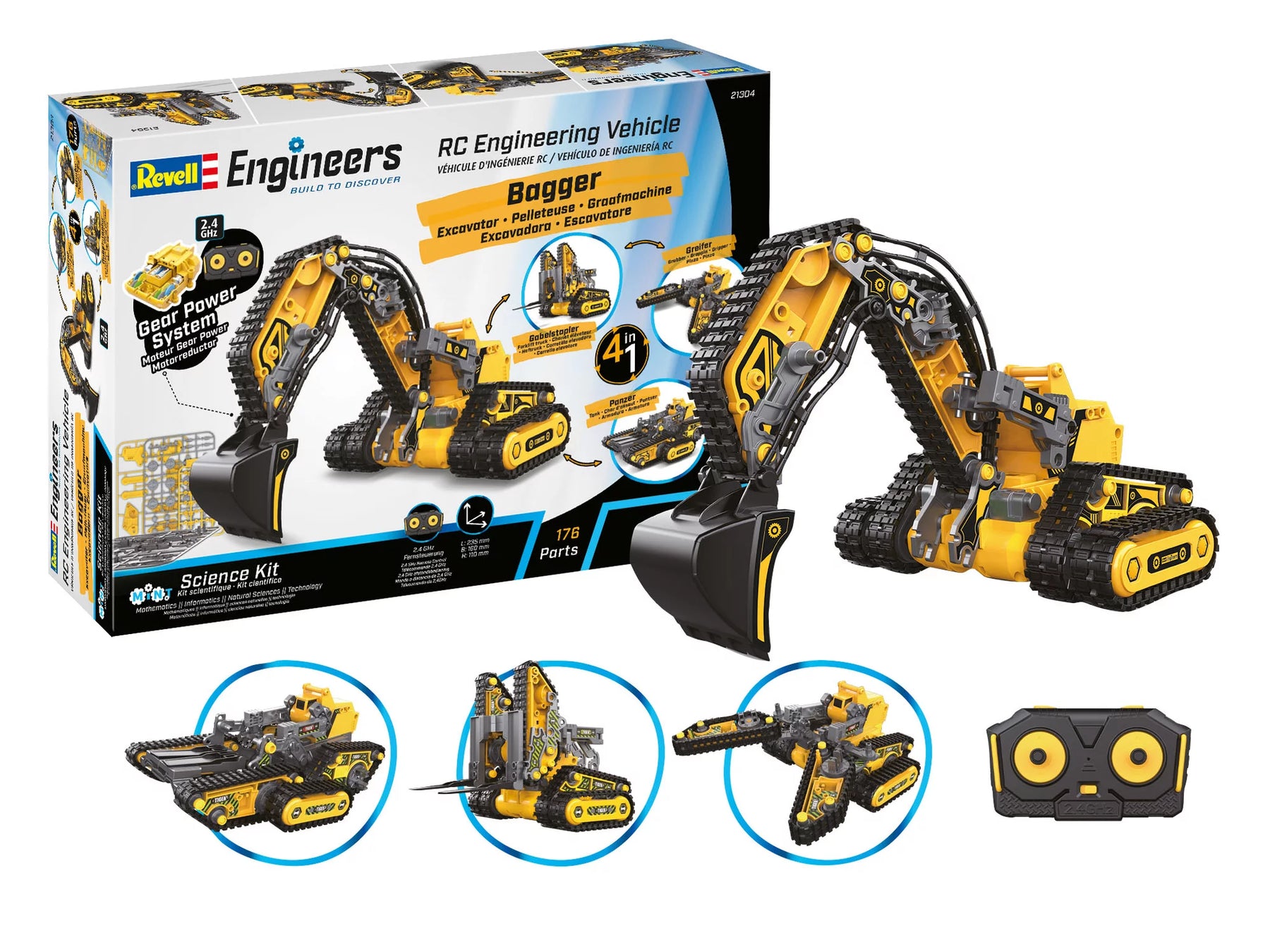 RC Engineering Vehicle 4in1