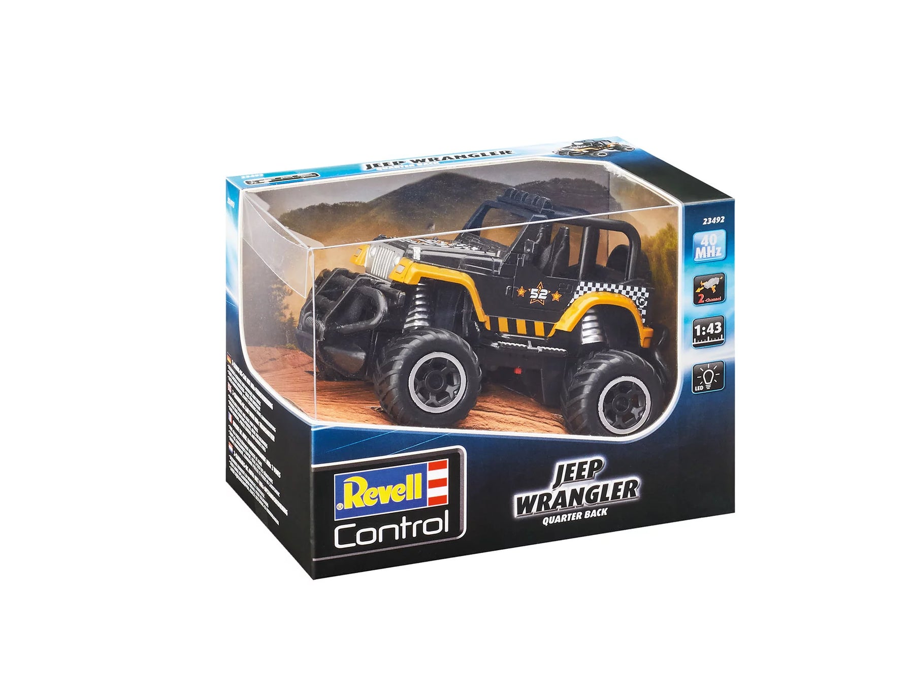 RC auto Jeep Wrangler "Quarter Back"