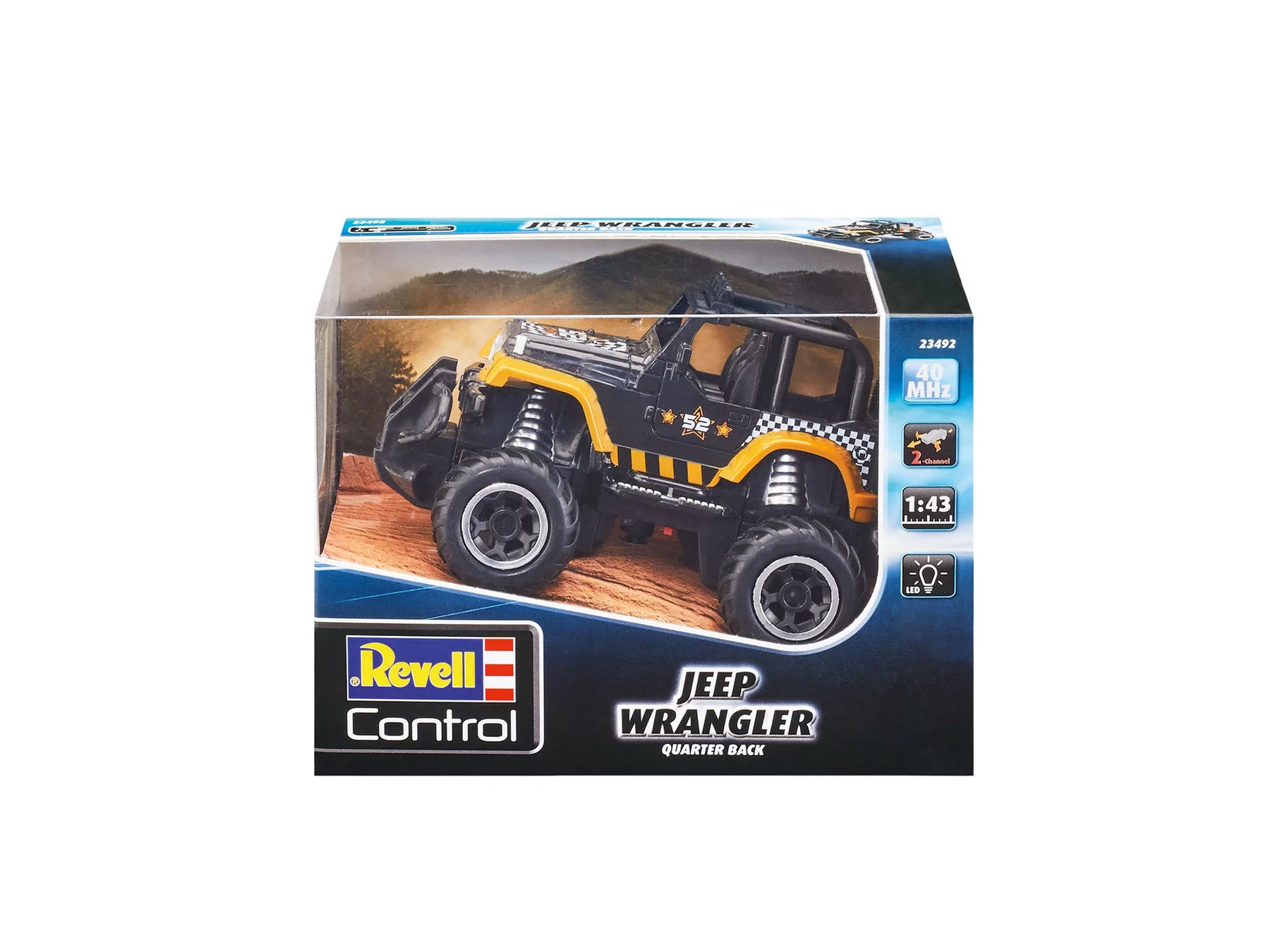 RC auto Jeep Wrangler "Quarter Back"