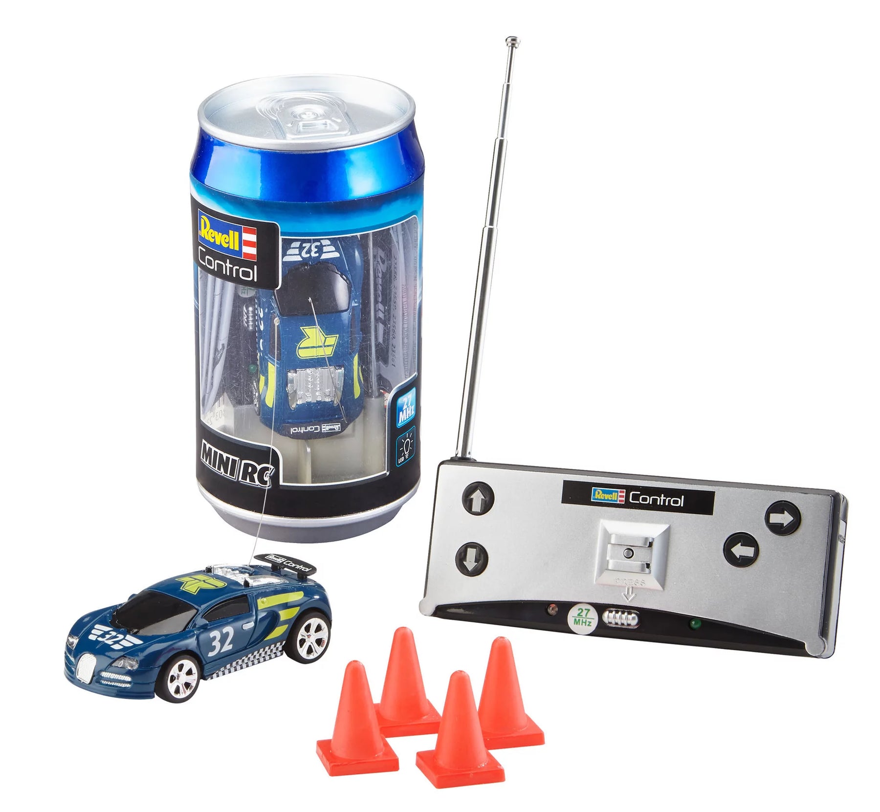 Mini macchina da corsa RC, blu