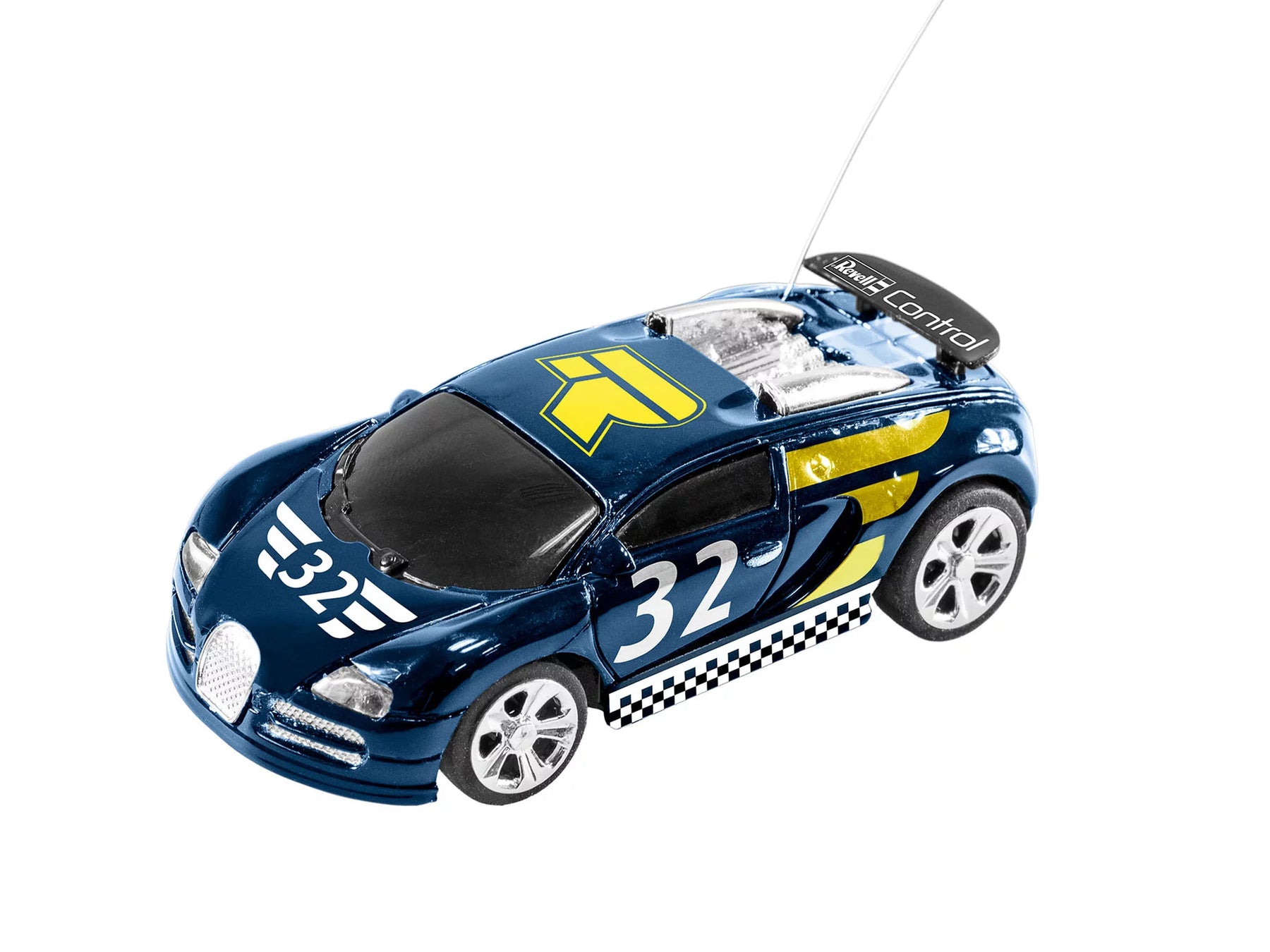 Mini macchina da corsa RC, blu