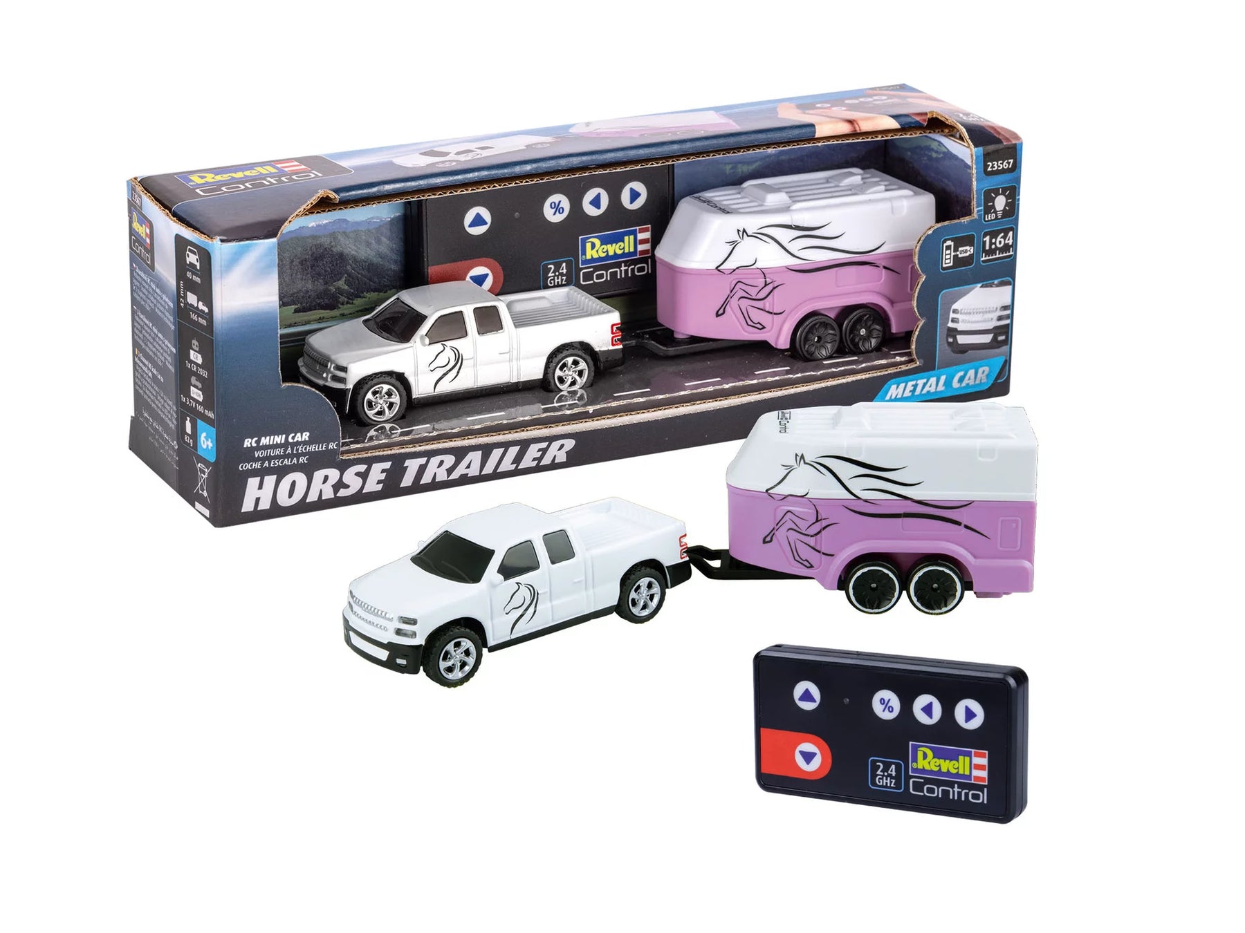 RC Mini Car "Pferdeanhänger"