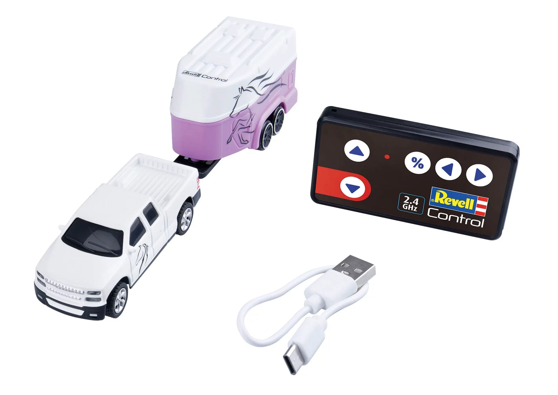Miniauto RC "Rimorchio per cavalli"