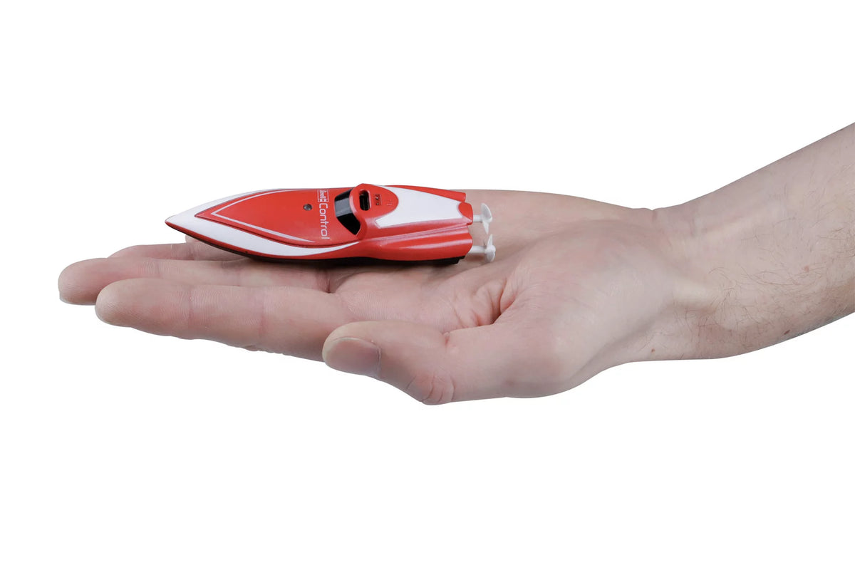 Mini bateau RC "rouge"