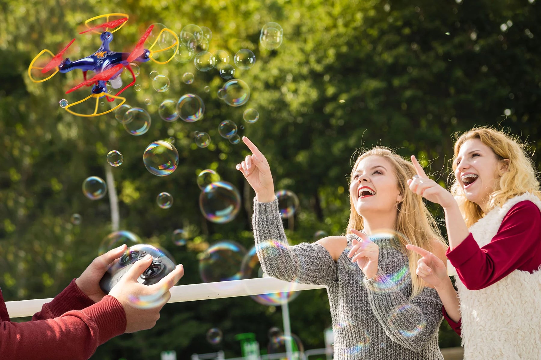 RC-quadcopter “Bubblecopter”