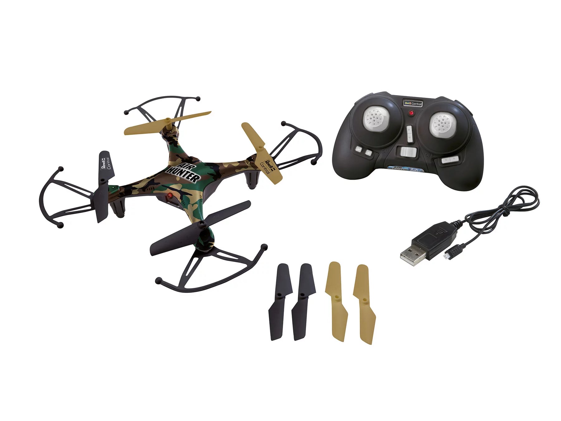 Cuadricóptero RC “Cazador de aire”
