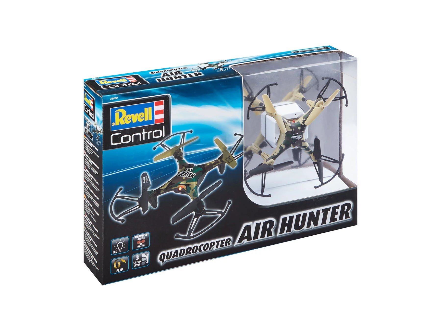 Cuadricóptero RC “Cazador de aire”