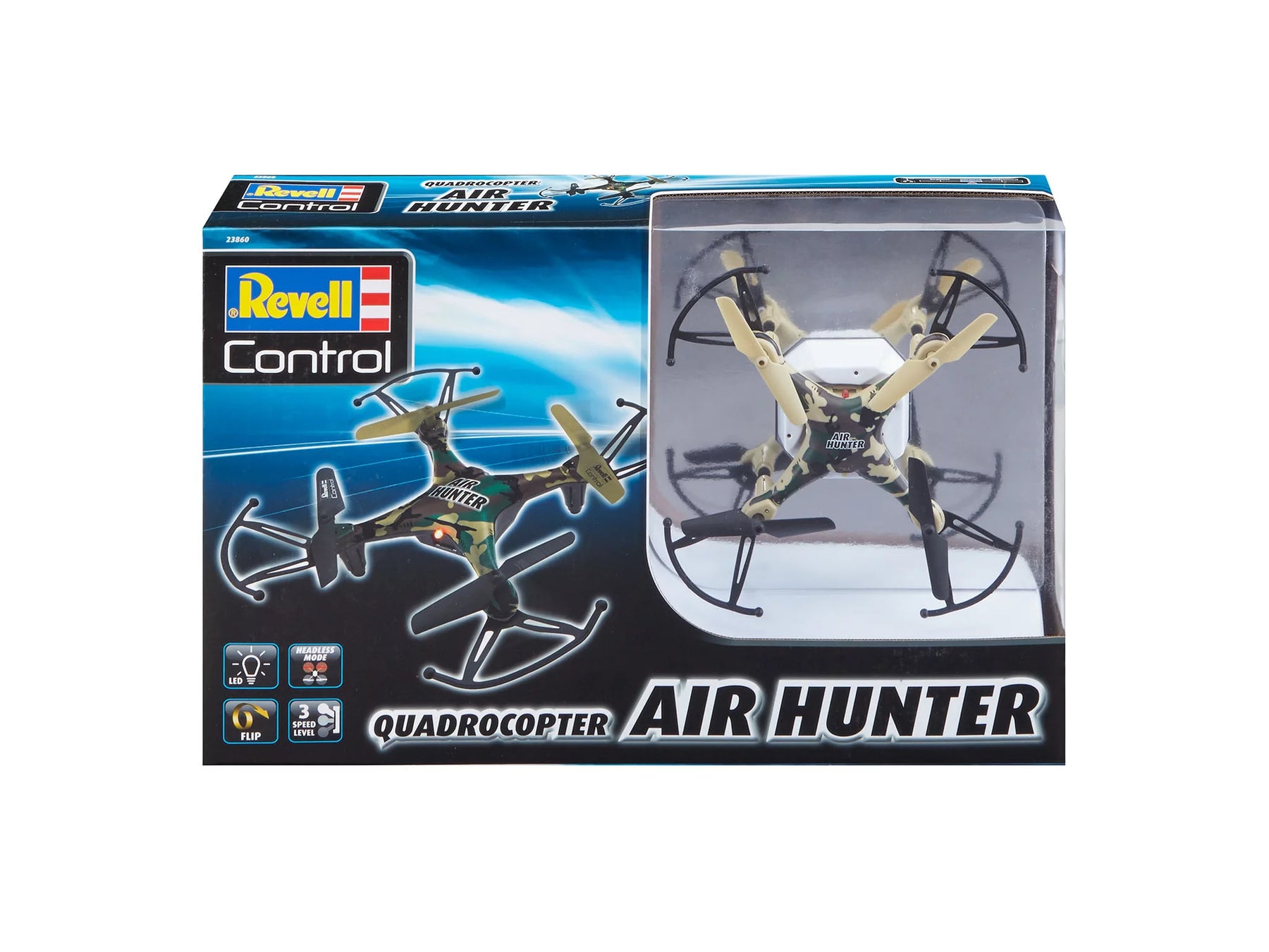 Cuadricóptero RC “Cazador de aire”