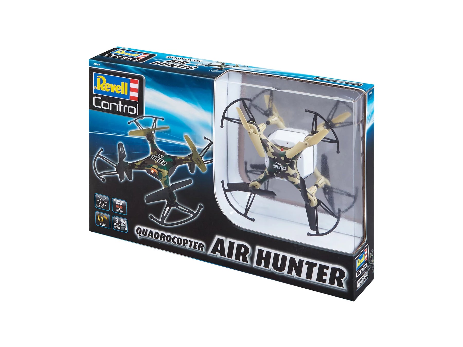 Cuadricóptero RC “Cazador de aire”