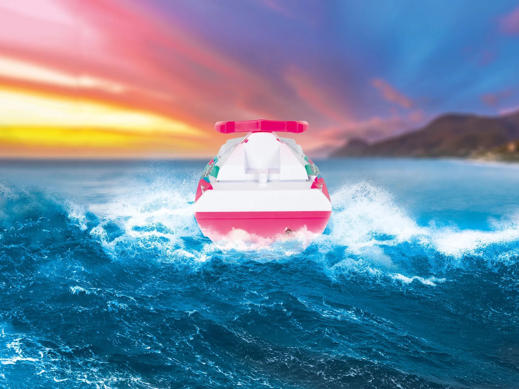 RC Boat Spring Tide "rózsaszín"