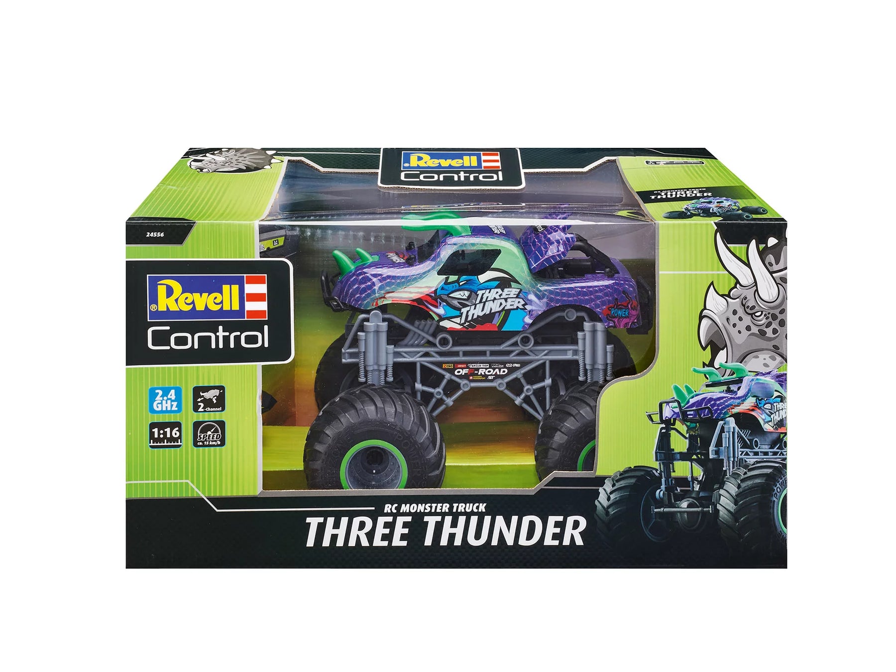 RC Dino Monster Truck "Three Thunder"