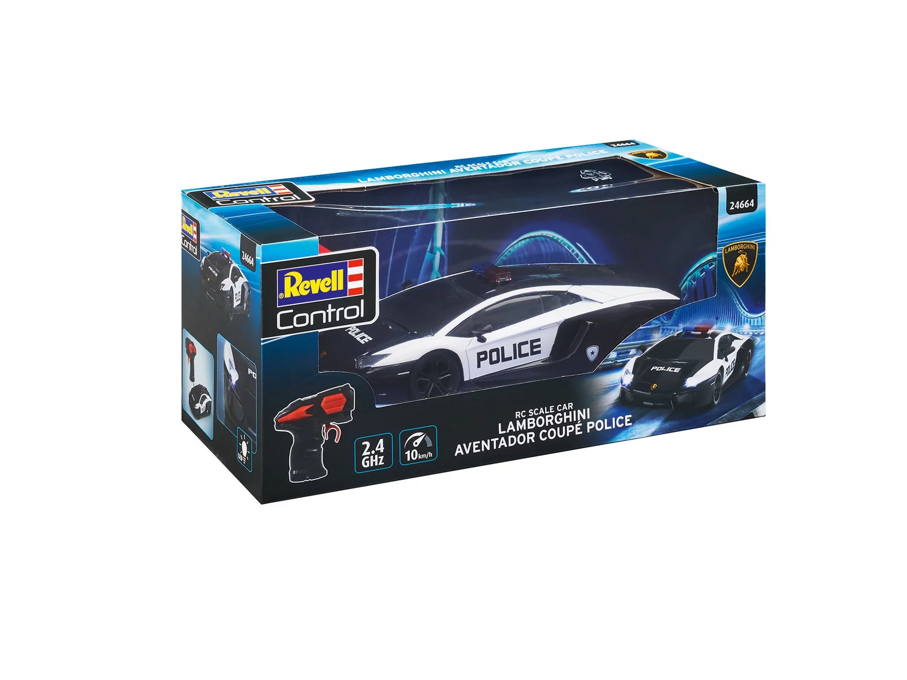 RC Escala Coche Lamborghini Aventador Coupé Policía