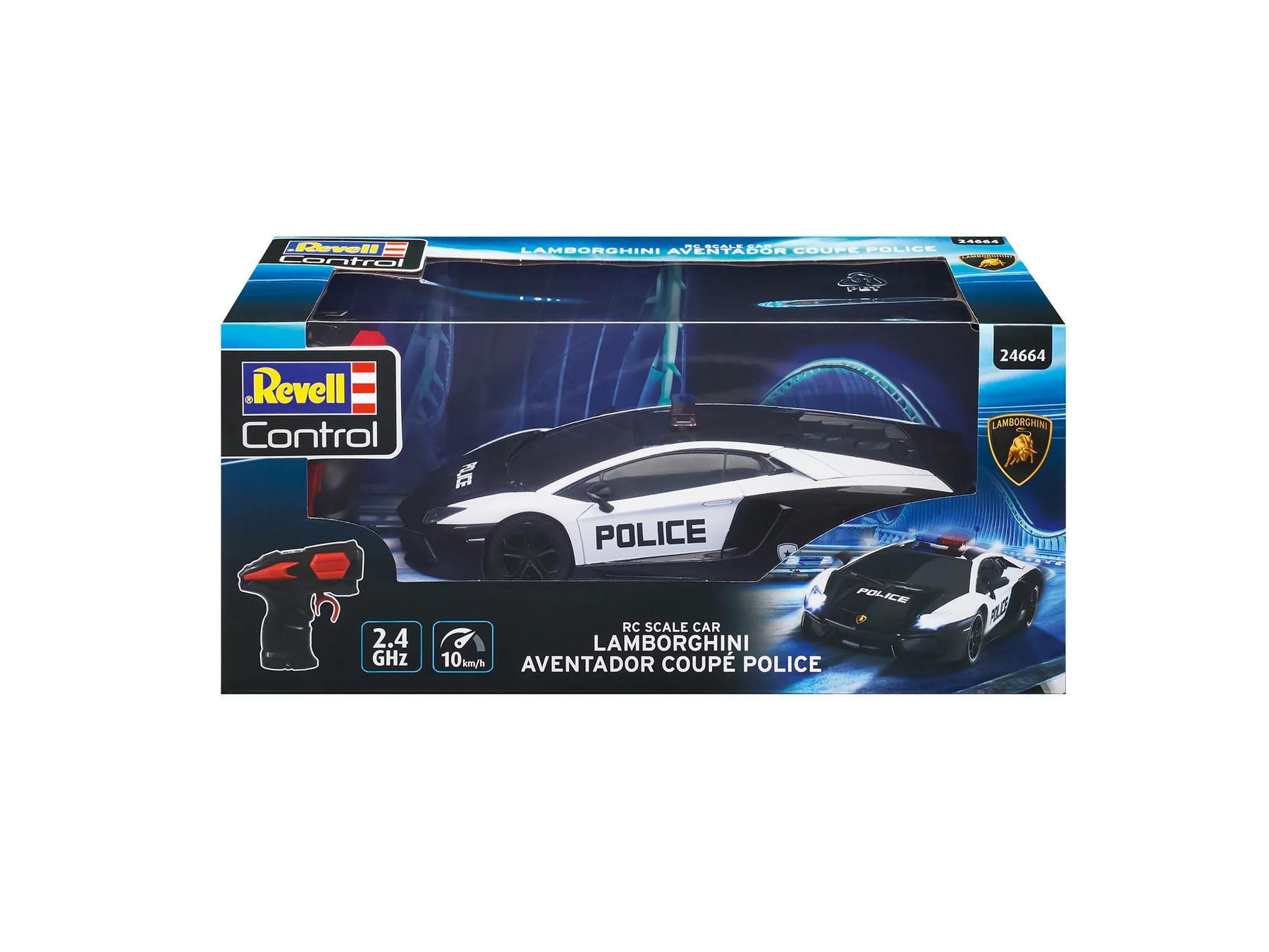 RC Escala Coche Lamborghini Aventador Coupé Policía