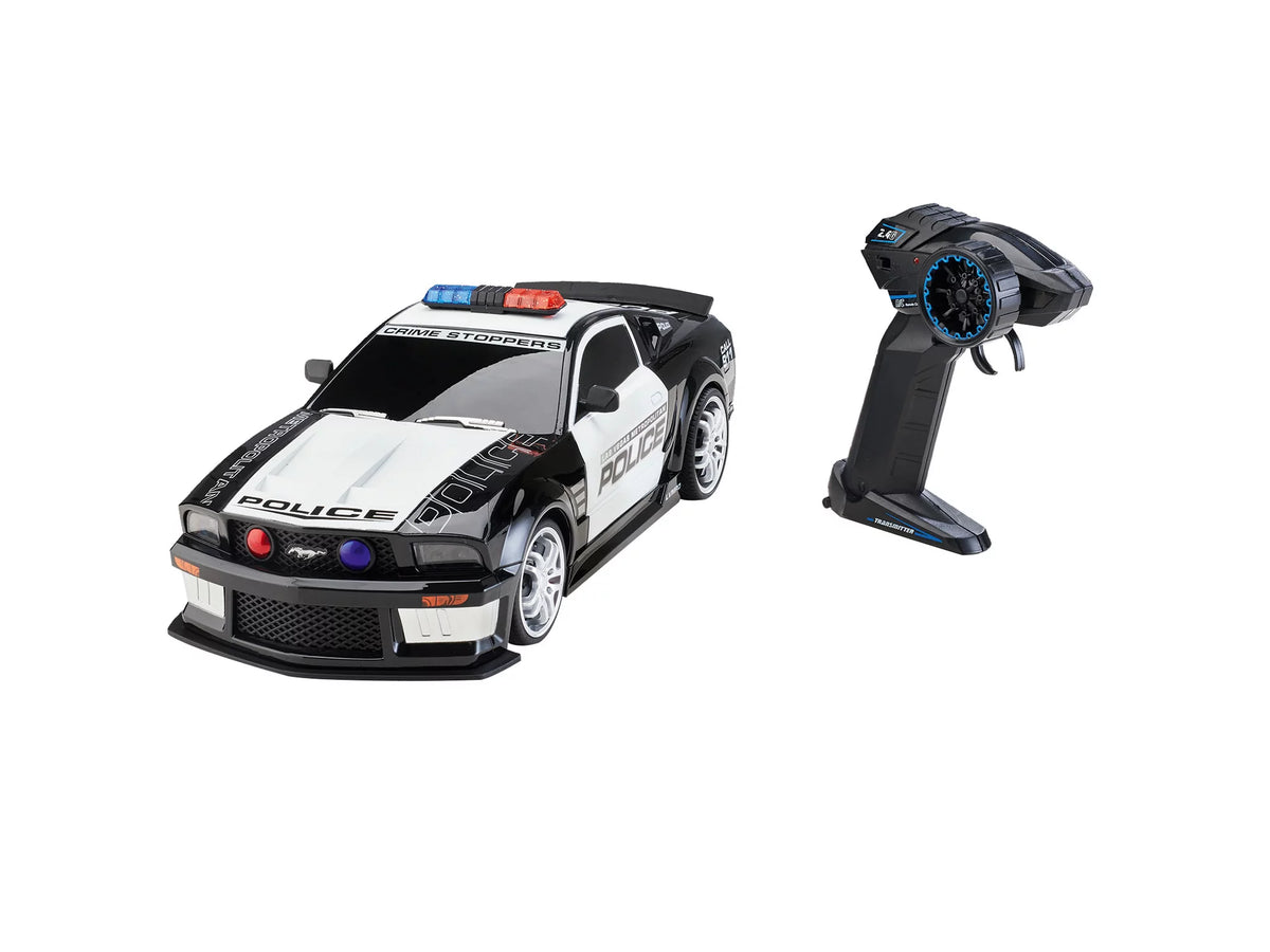 Auto RC Ford Mustang della Polizia
