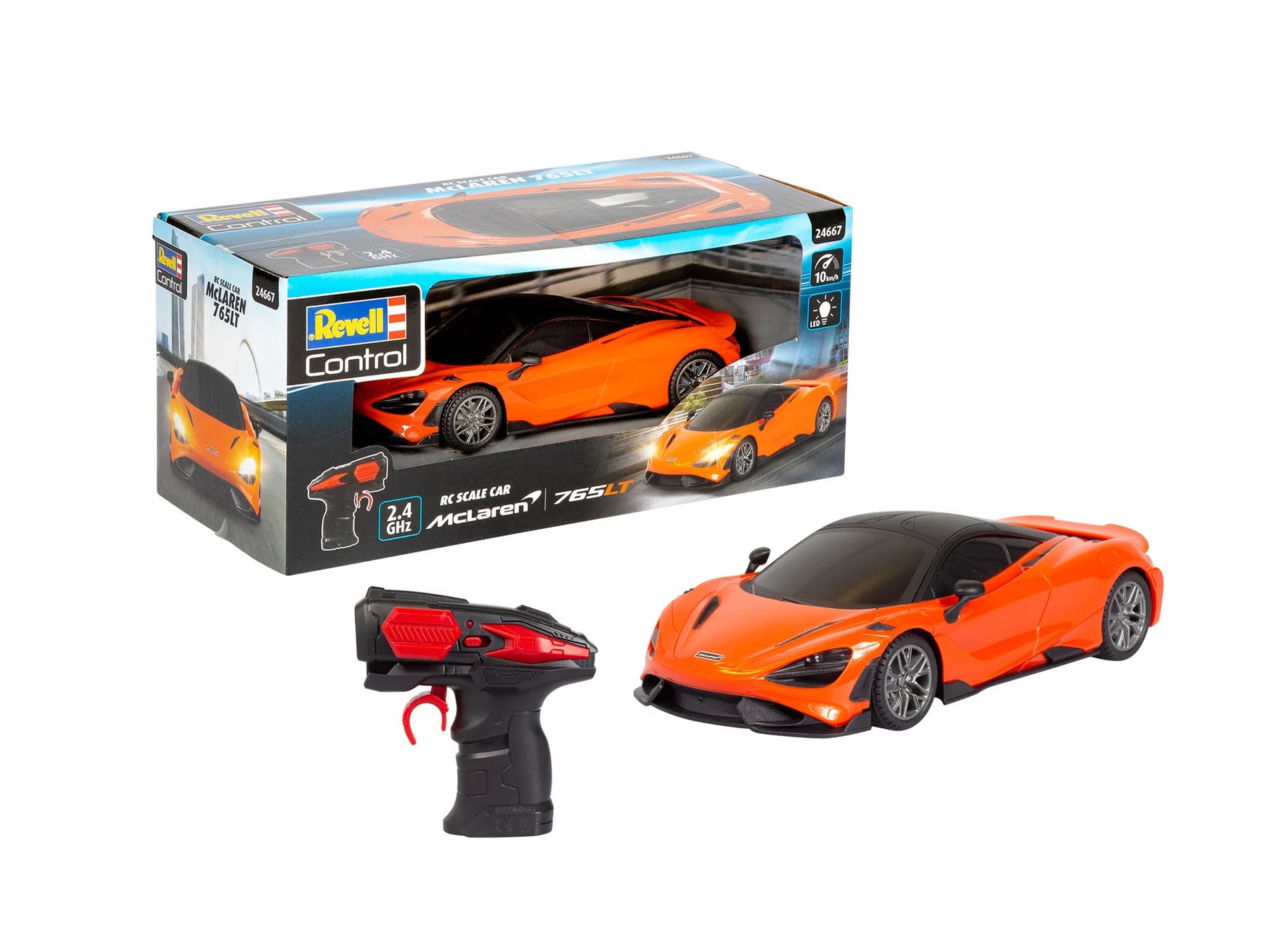 Auto in scala RC McLaren 765LT