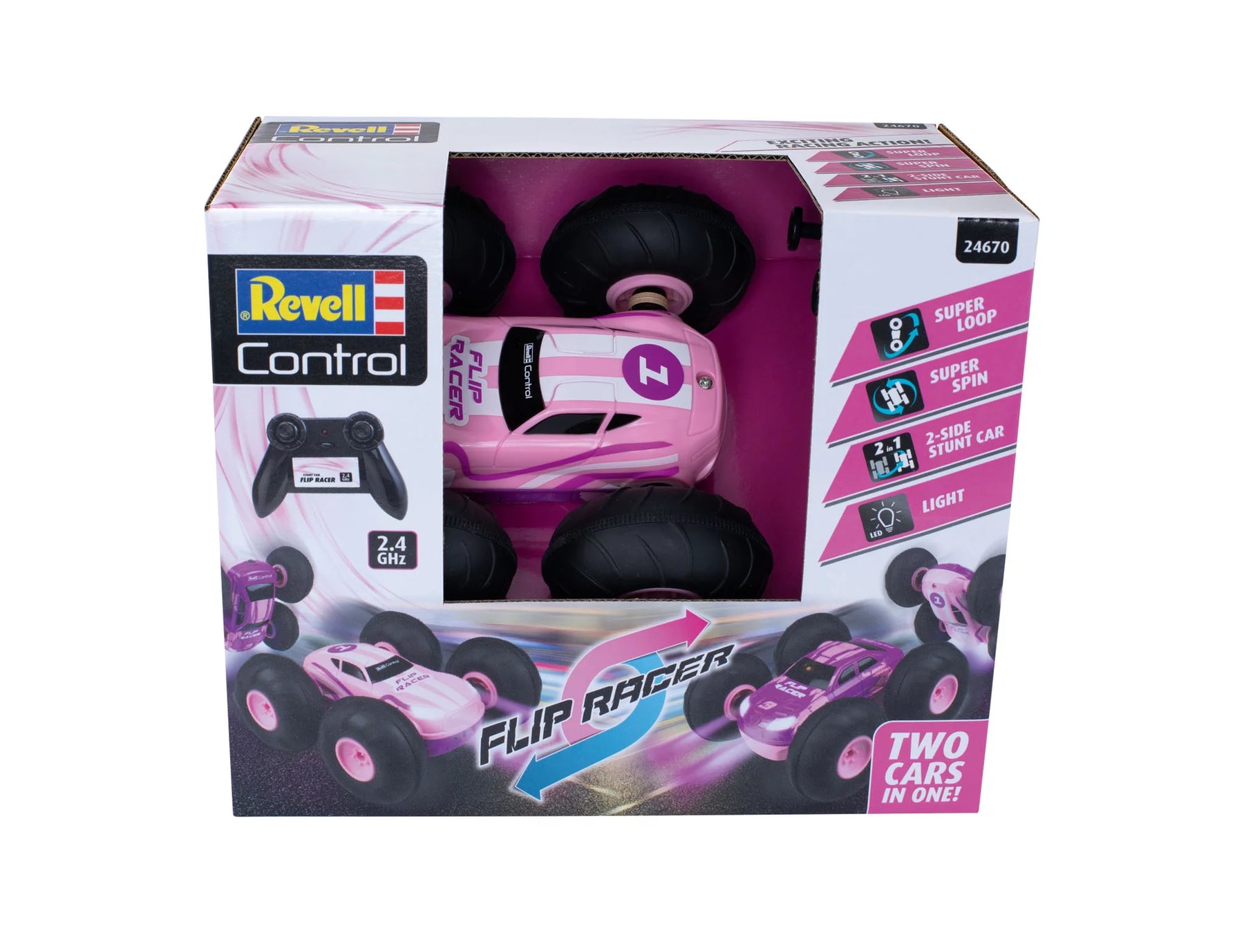 RC Stunt Car Flip Racer "Rose"