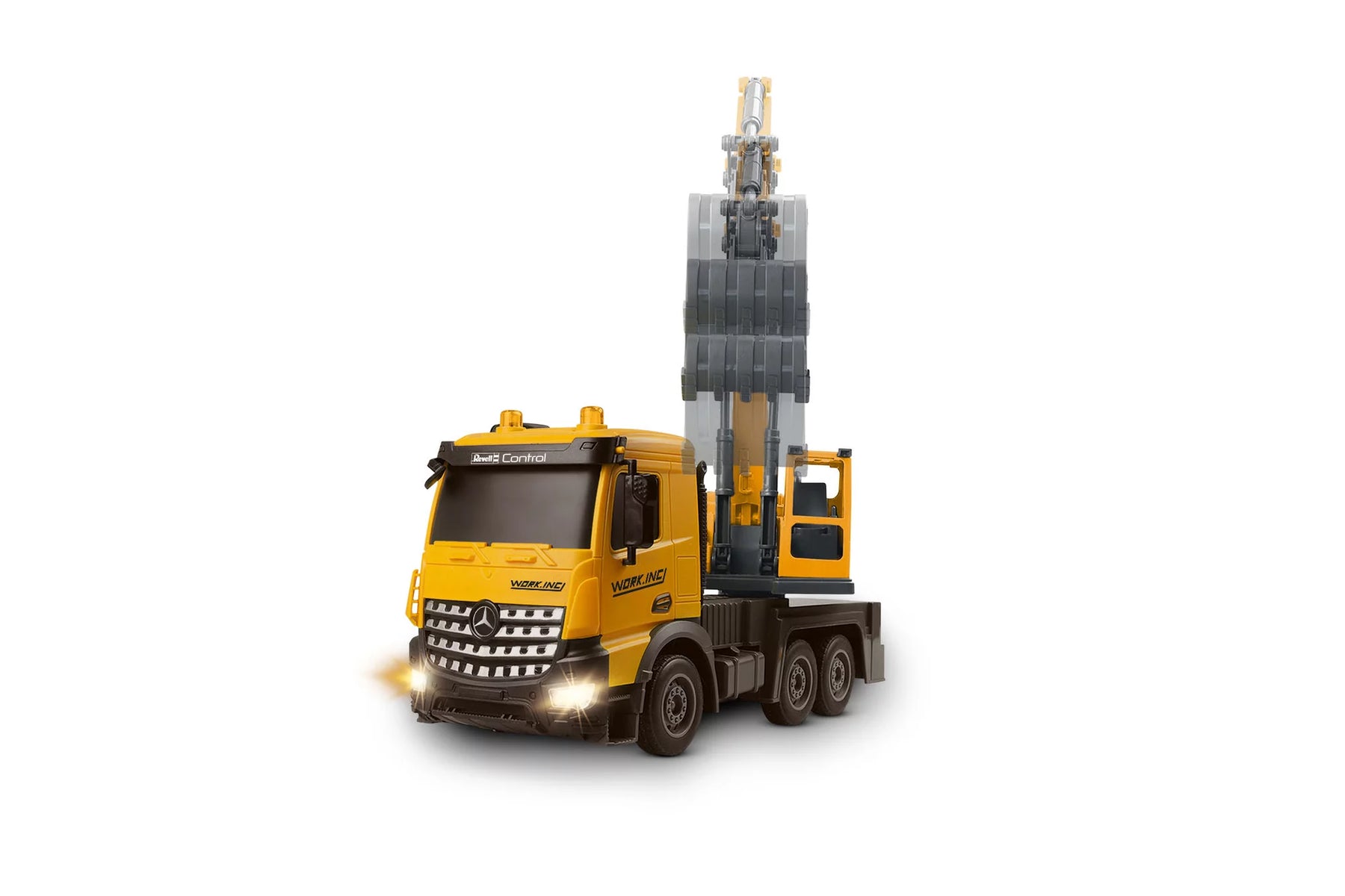 Zdalnie sterowana ciężarówka Mercedes-Benz Arocs „Mój mały kopacz”