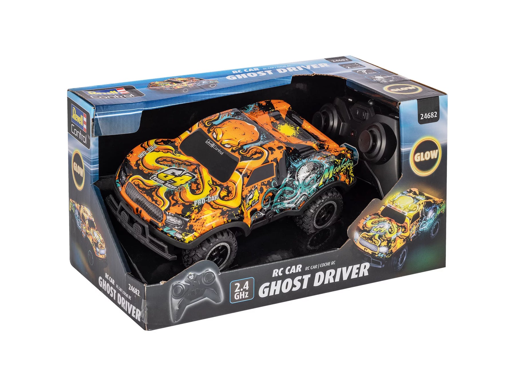 RC Car Ghost Driver (narancs)