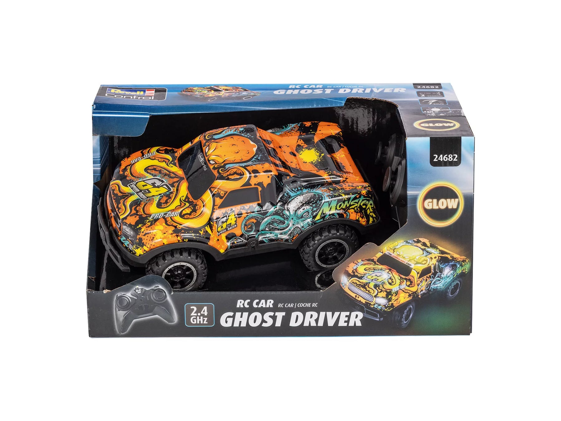 RC Car Ghost Driver (narancs)