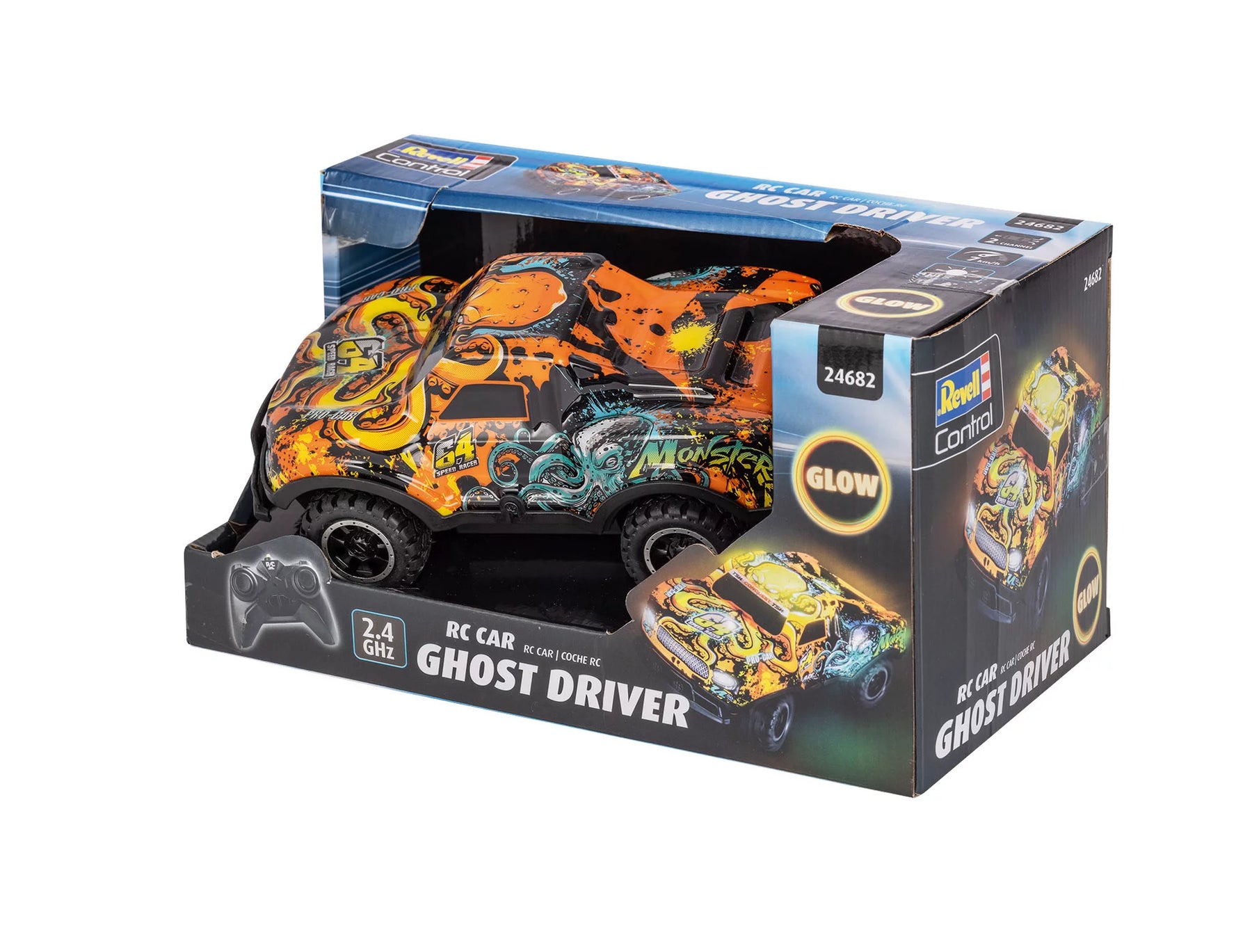RC Car Ghost Driver (narancs)