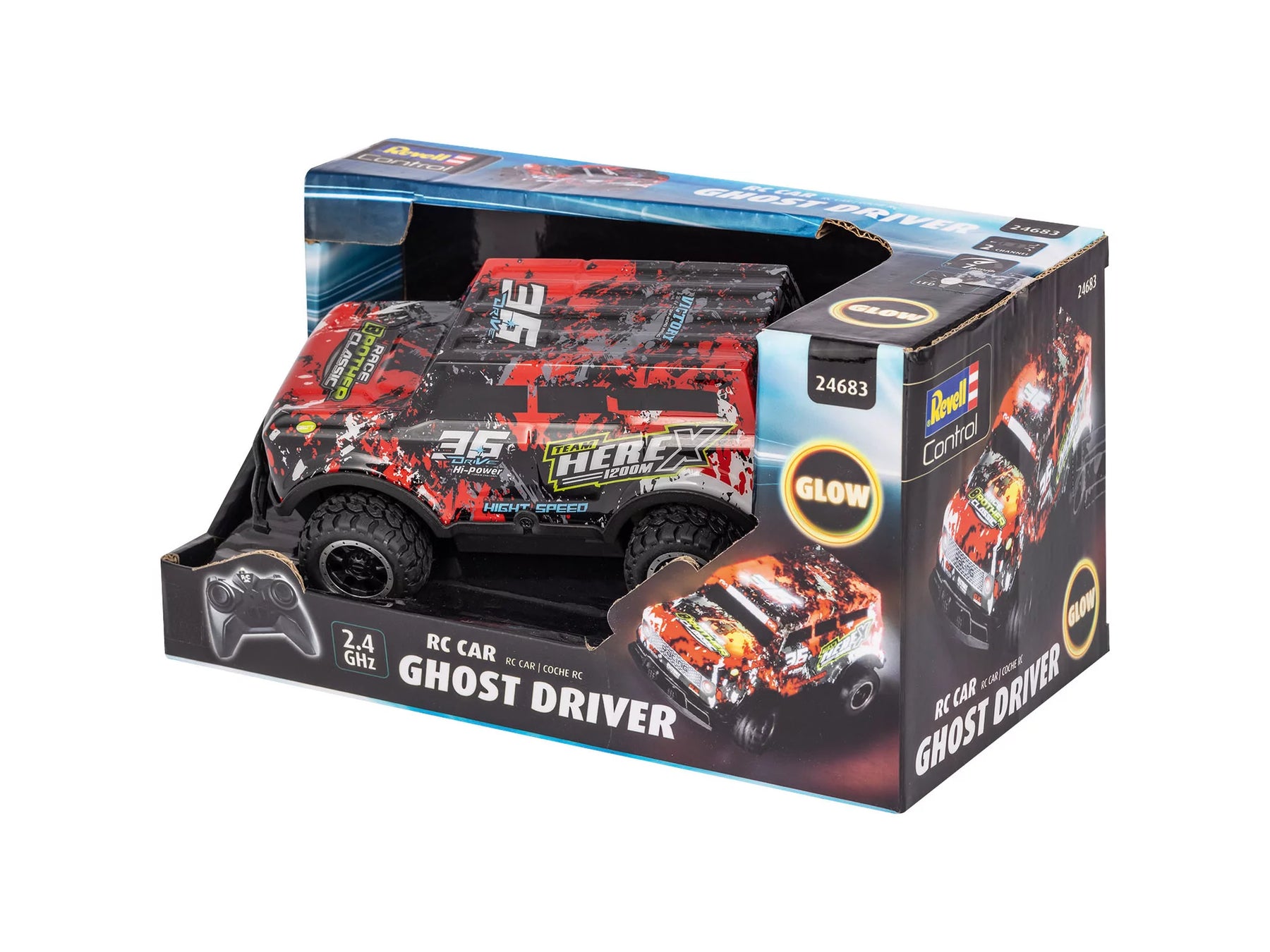 RC Car Ghost Driver (Rot)