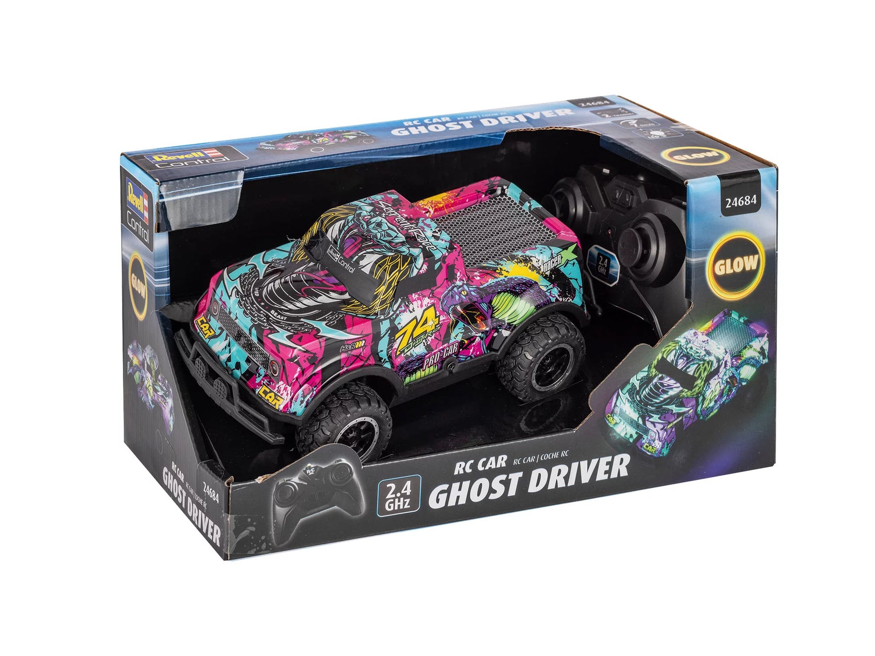RC Car Ghost Driver (Purple)