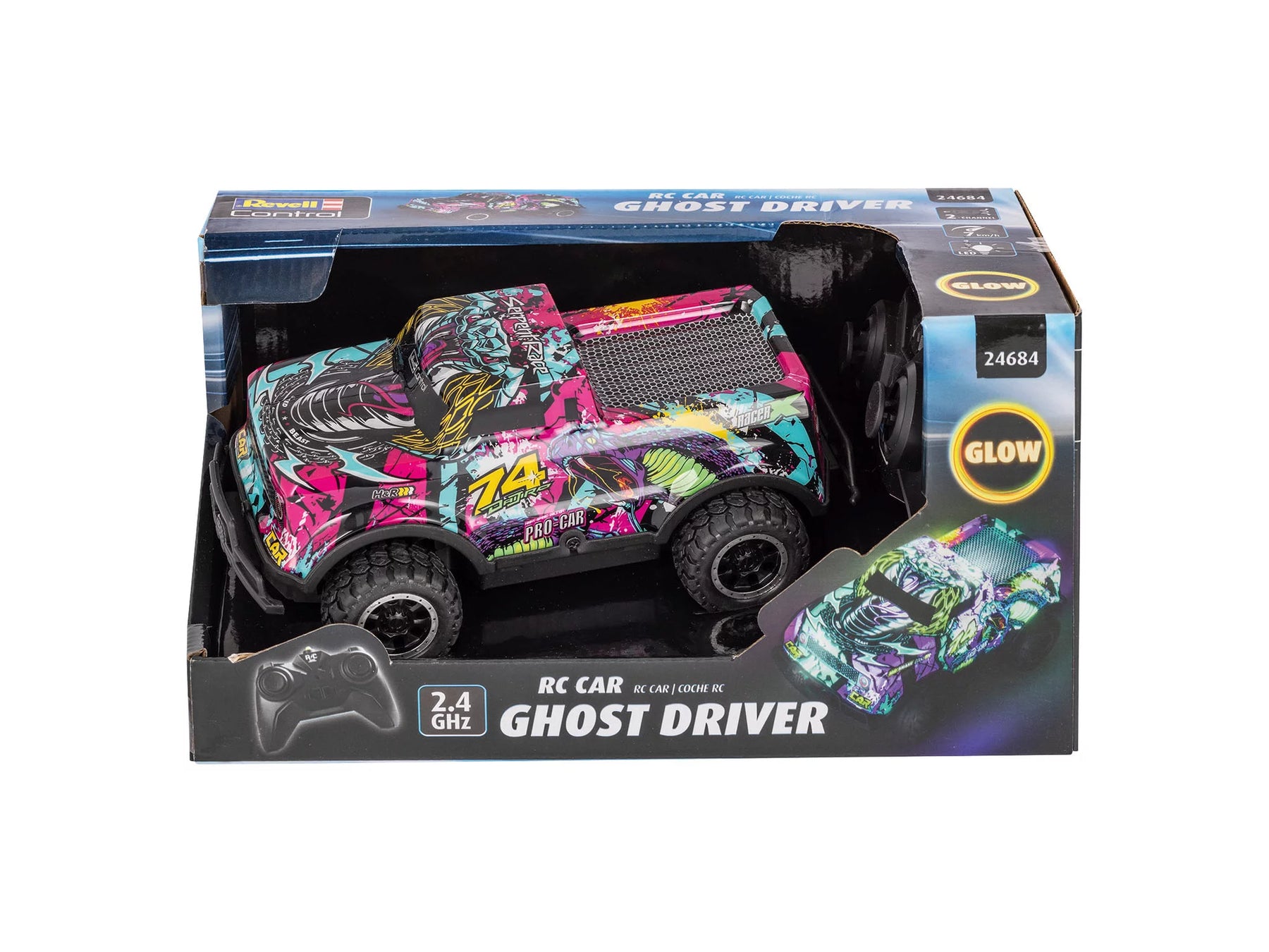 RC Car Ghost Driver (Purple)