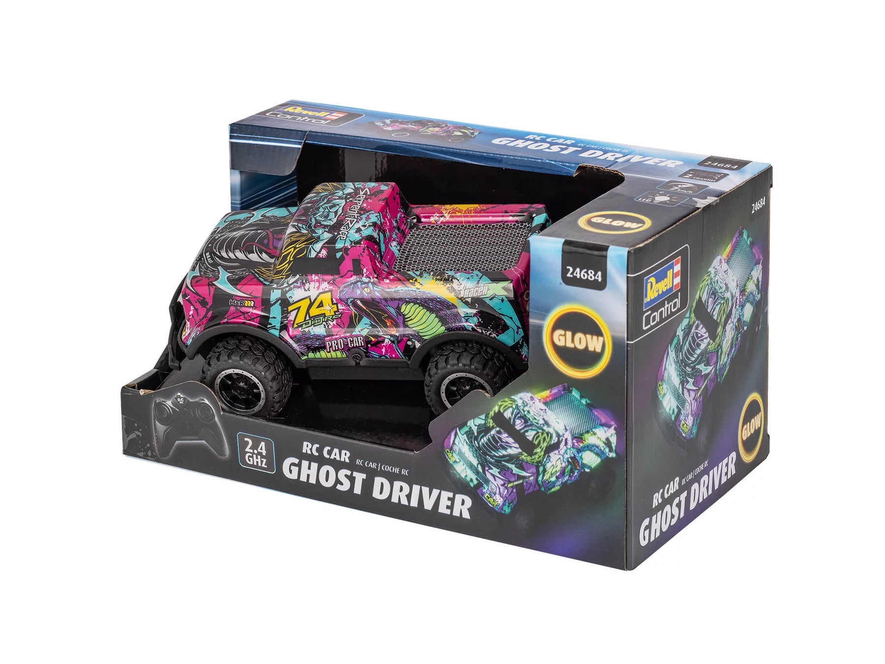 RC Car Ghost Driver (Purple)