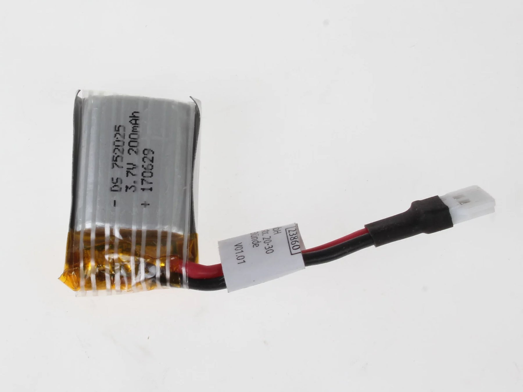 Akku 3,7V 200mAh LiPo (23860)