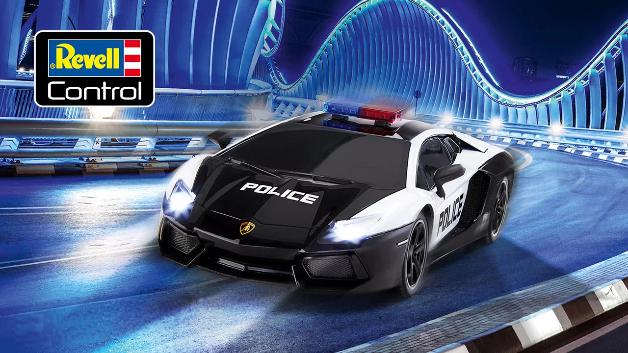 RC Escala Coche Lamborghini Aventador Coupé Policía