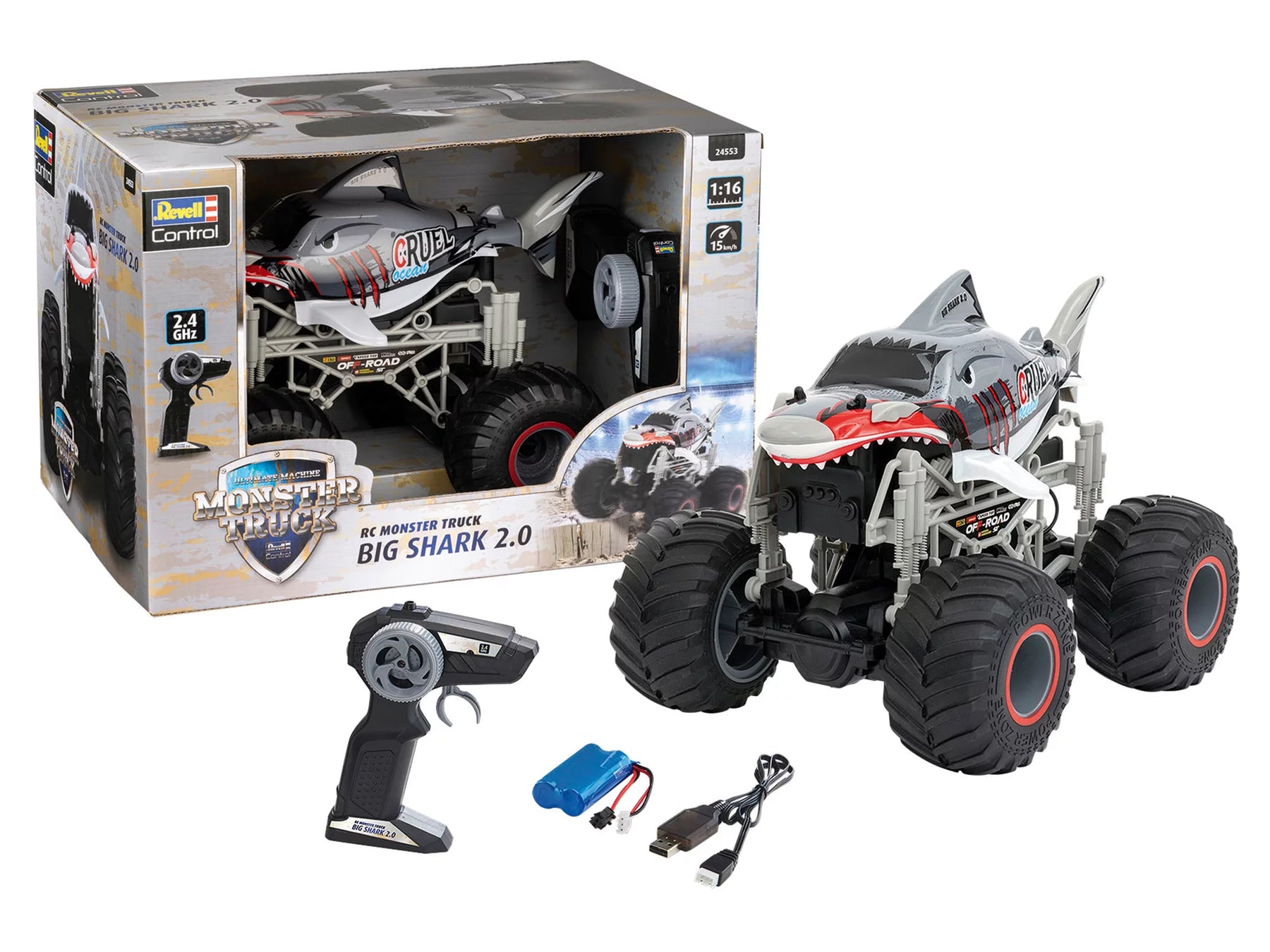 RC Monster Truck Big Shark 2.0