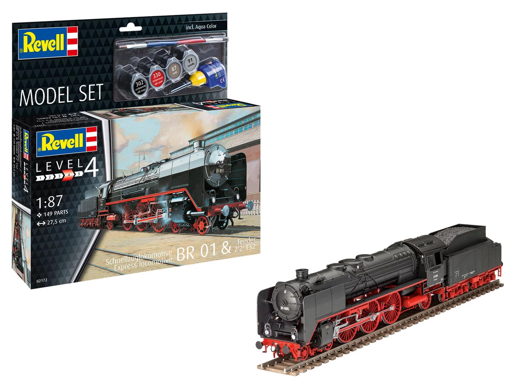 Model Set Schnellzuglokomotive BR01-Tender 2'2'T32