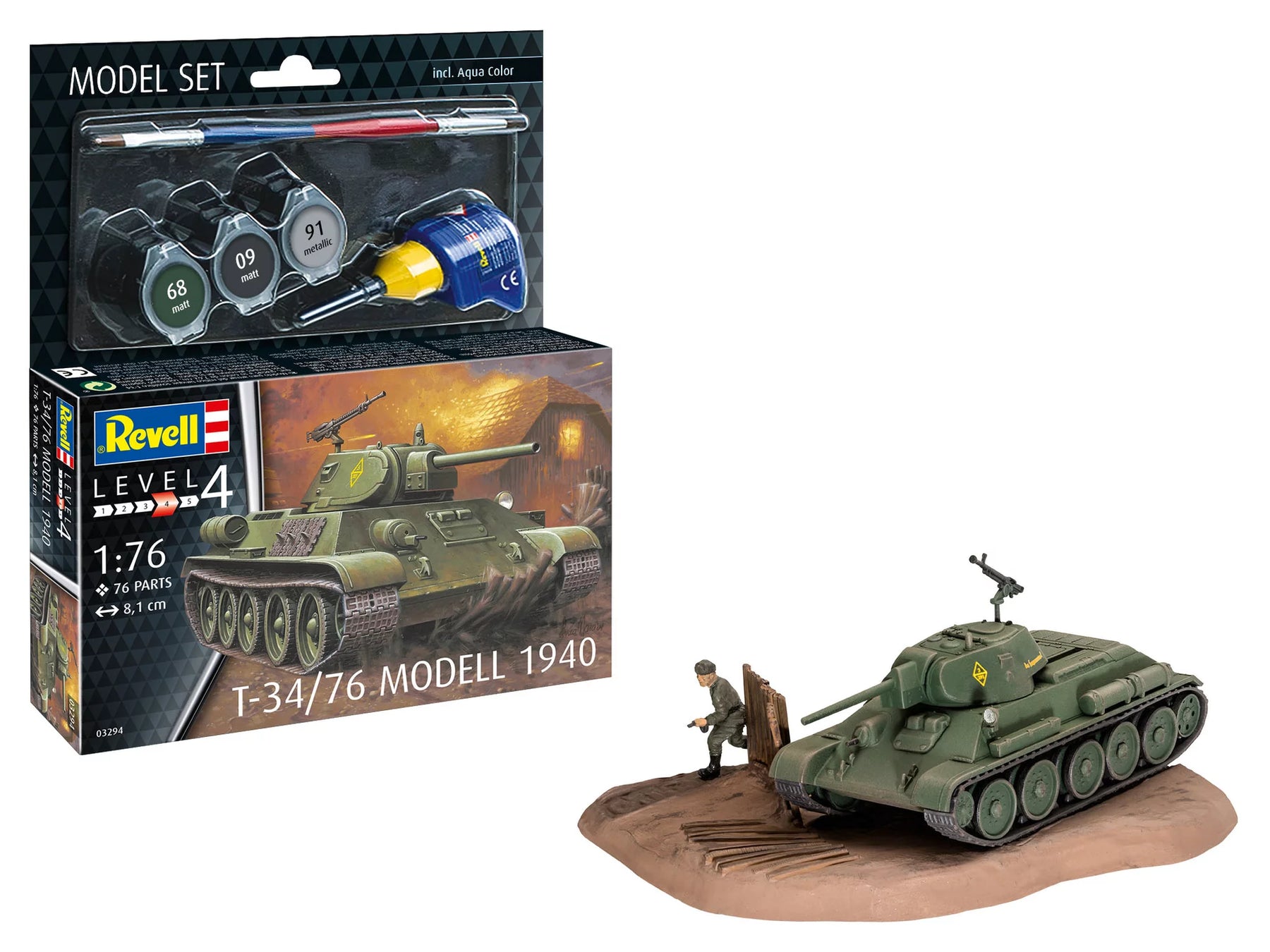Model Set T-34-76 Modell 1940