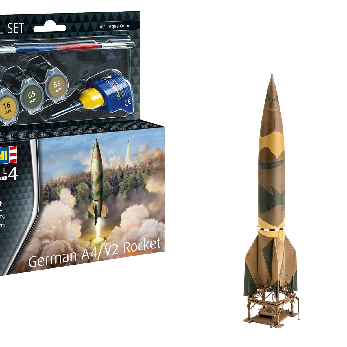 ハセガワ Revell 2箱セット Zestaw modeli niemieckiej rakiety A4-V2