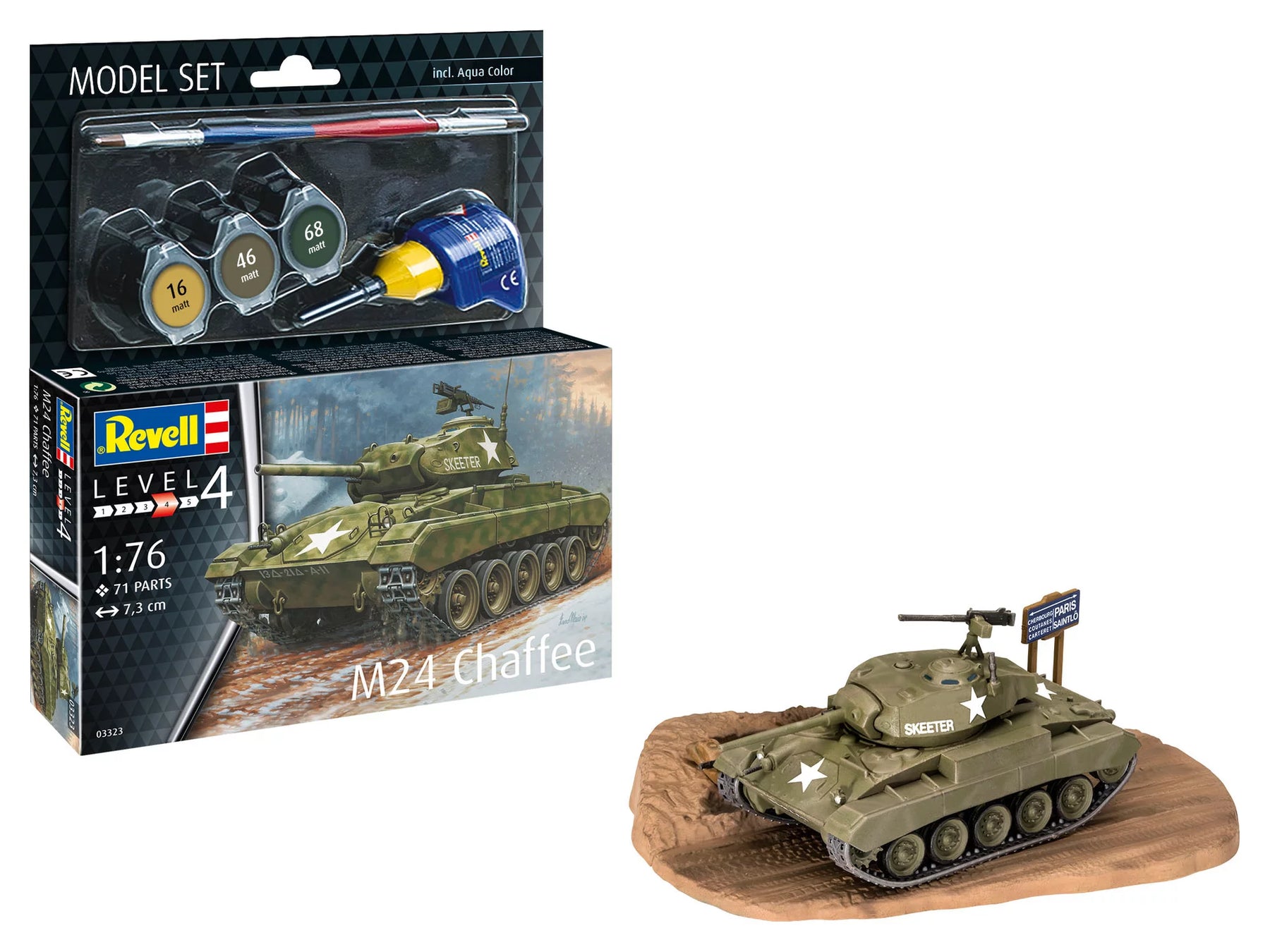 Modelset M24 Chaffee