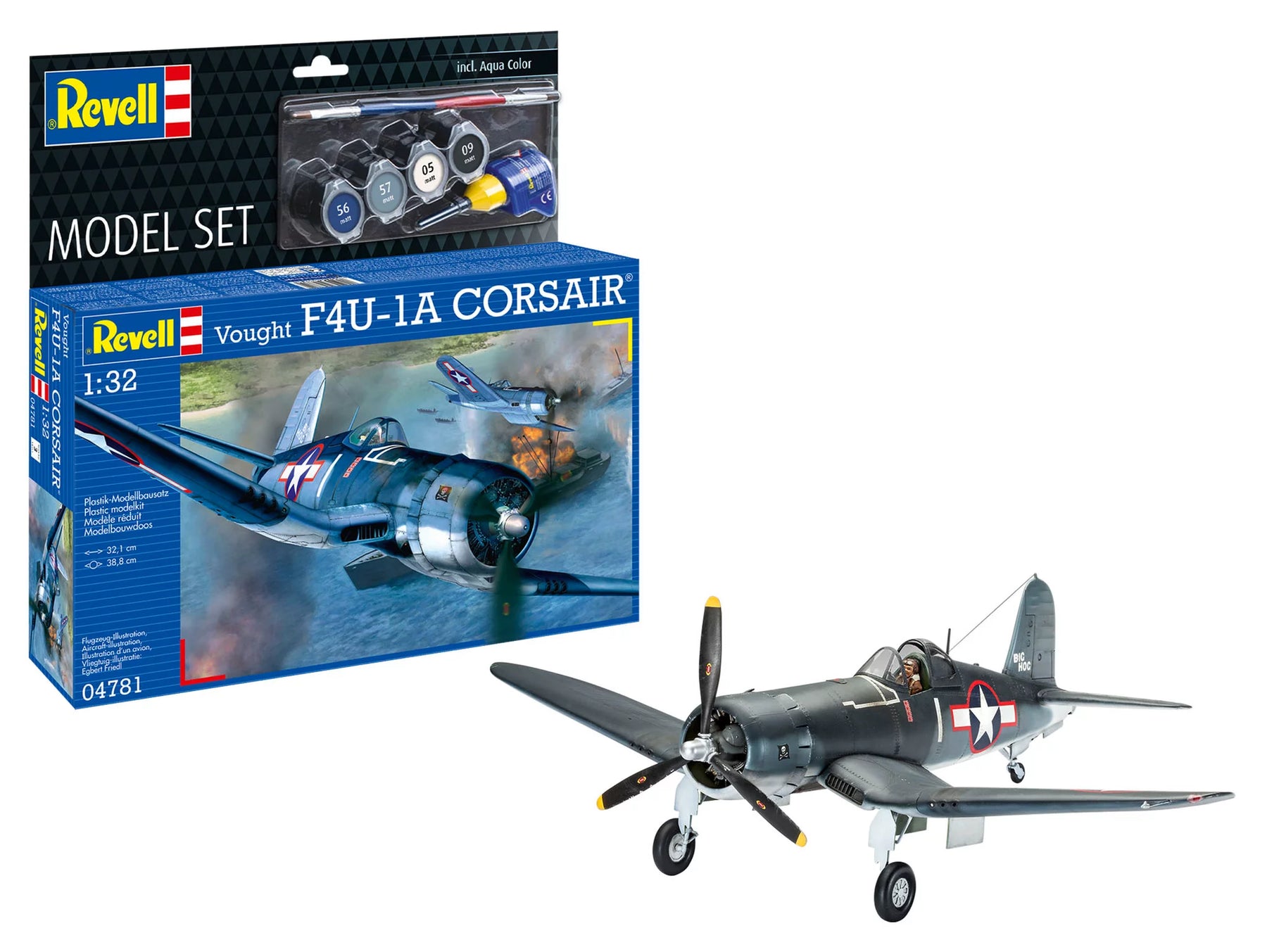 Model Set Vought F4U-1A CORSAIR