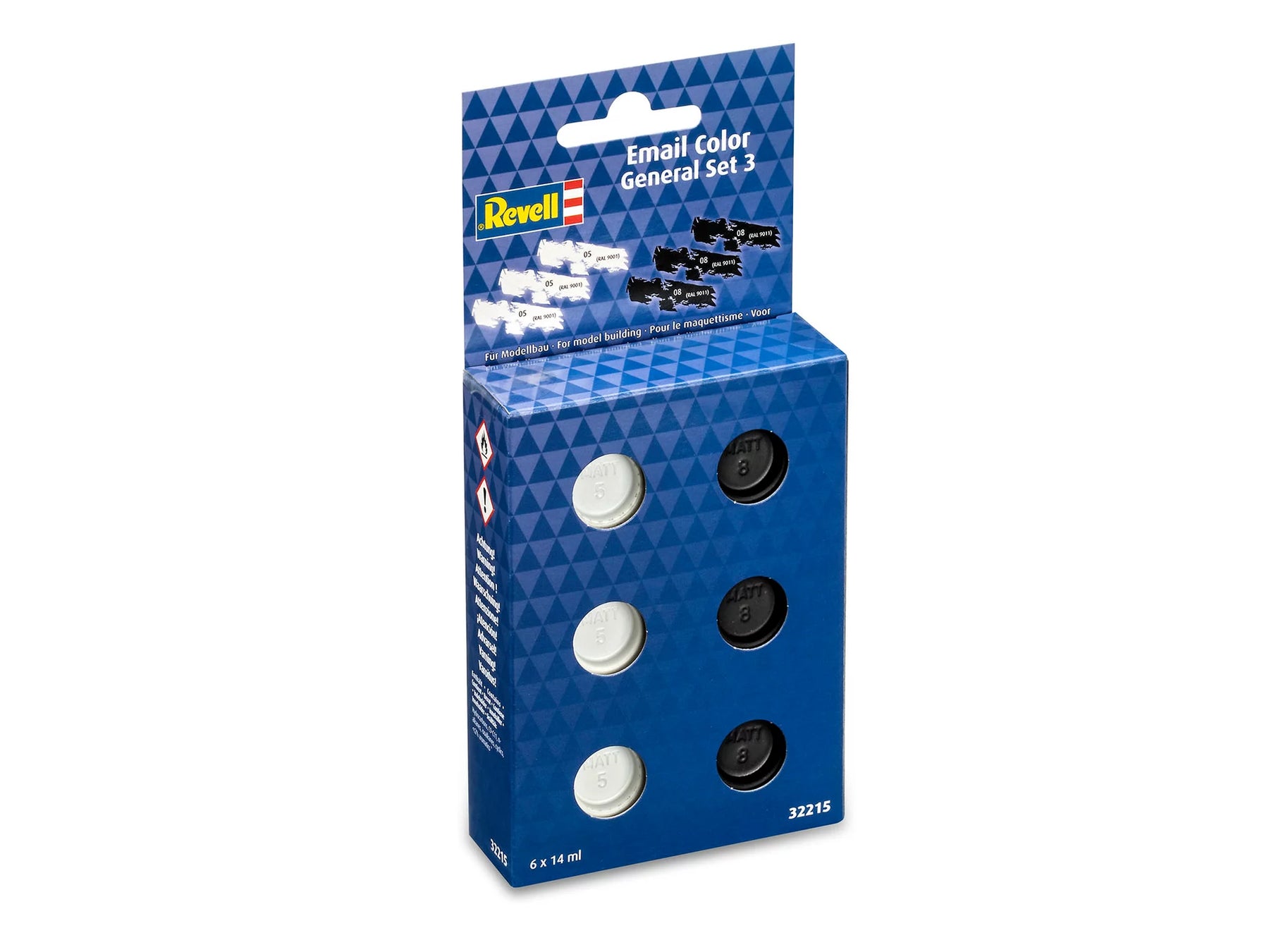 E-mailkleur - Algemene set 3 - Mat (6x 14ml)