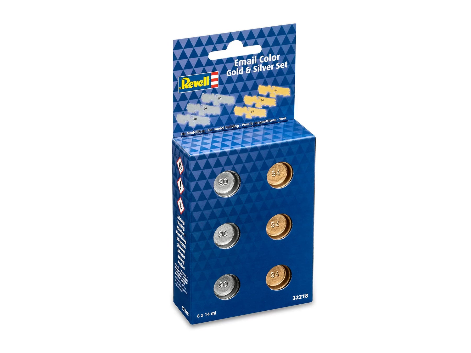 E-mail Kleur - Goud - Zilver Set (6x 14ml)
