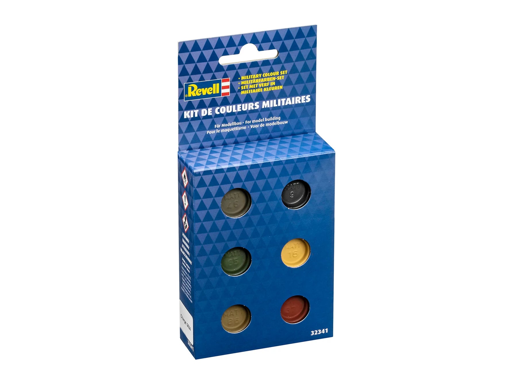 Militaire verfset (6x14ml emailverf)