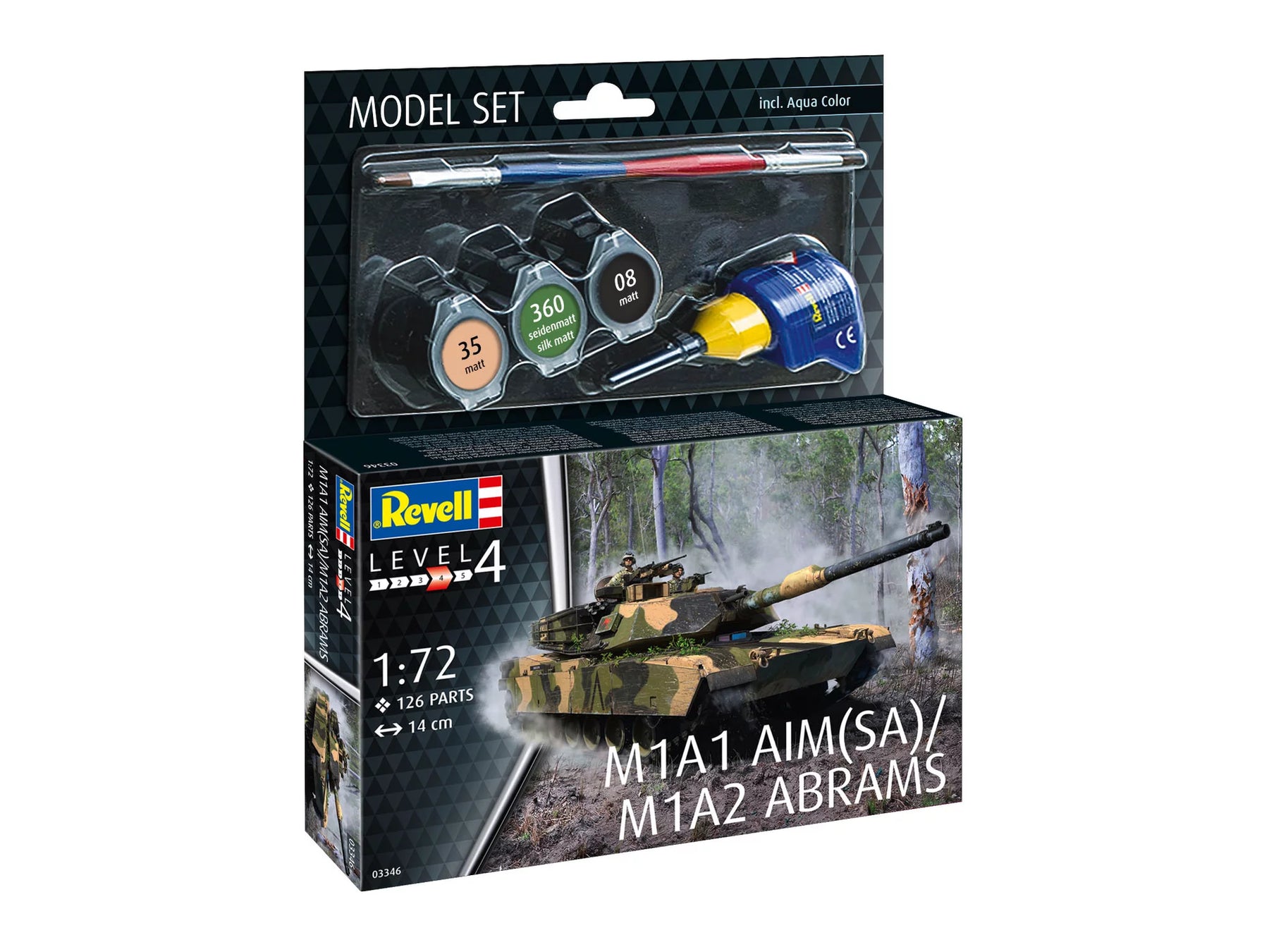 Ensemble de modèles M1A1 AIM(SA)- M1A2 Abrams