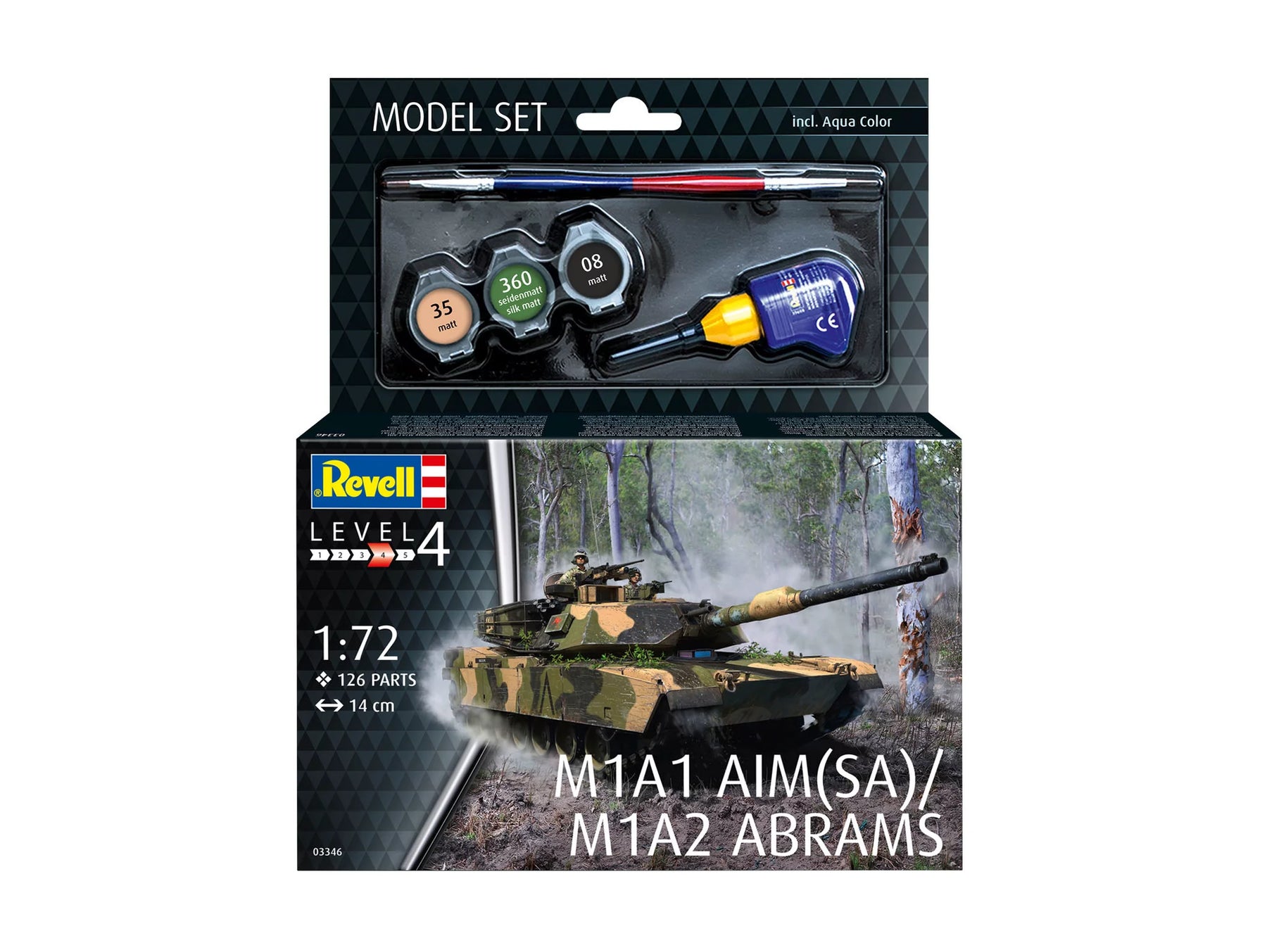 Ensemble de modèles M1A1 AIM(SA)- M1A2 Abrams