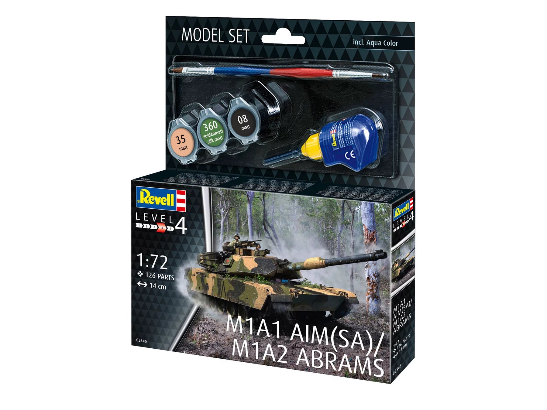 Ensemble de modèles M1A1 AIM(SA)- M1A2 Abrams
