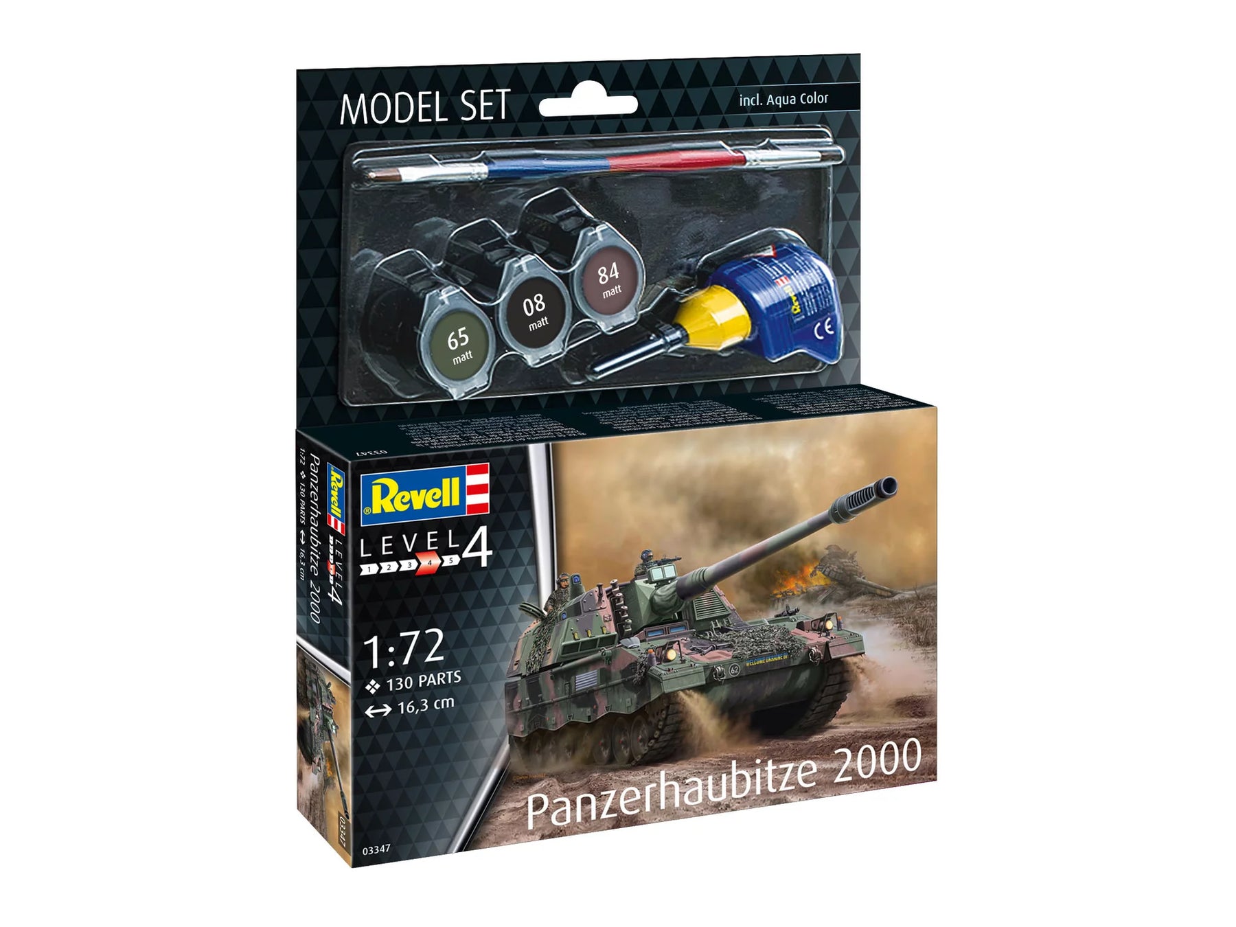 Modelset zelfrijdende houwitser 2000