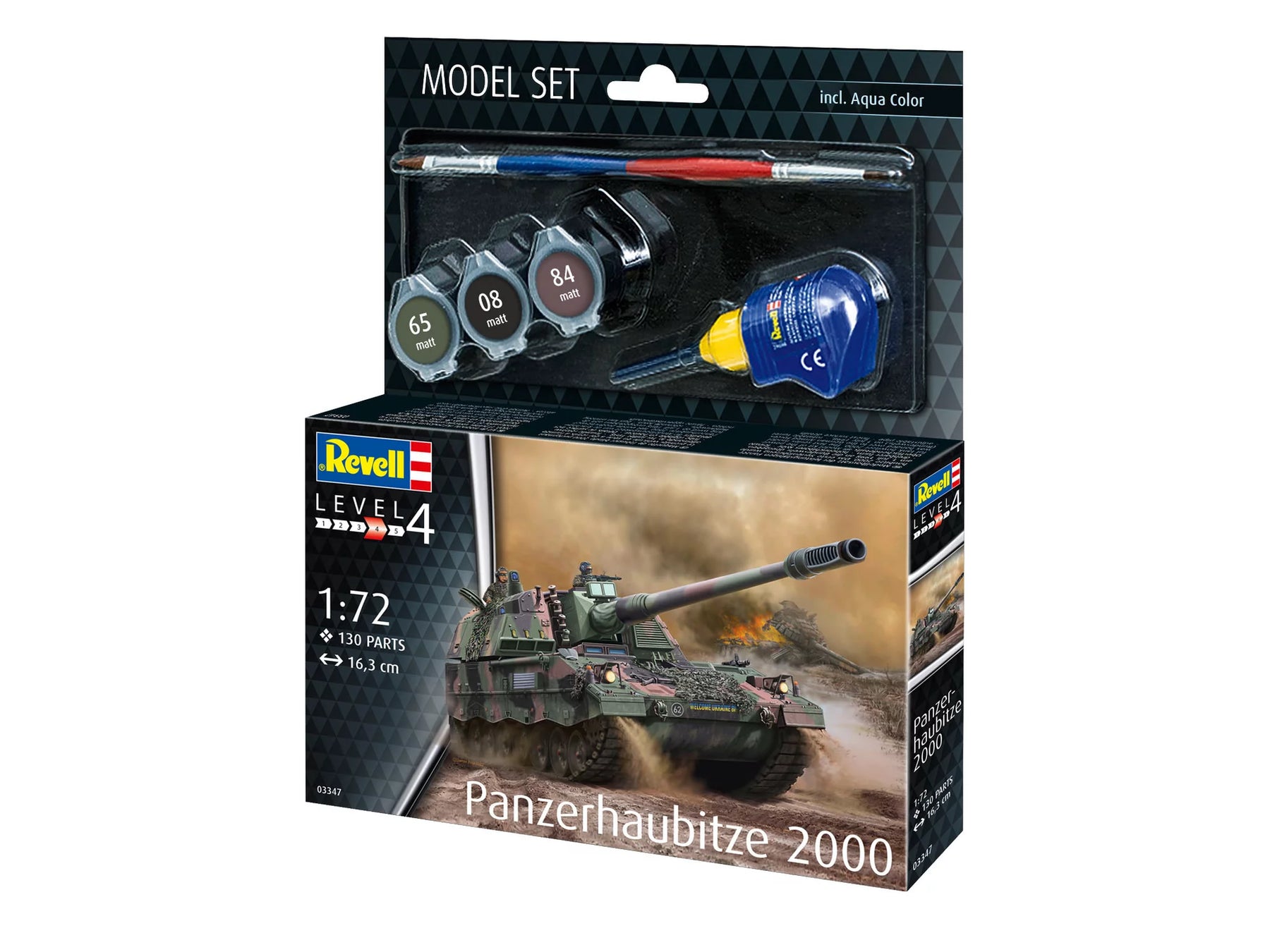Modelset zelfrijdende houwitser 2000