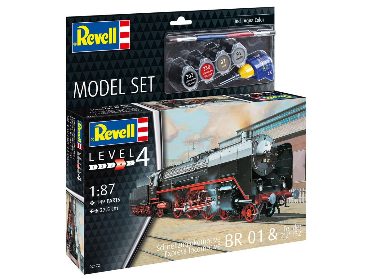 Modelset sneltreinlocomotief BR01-Tender 2'2'T32