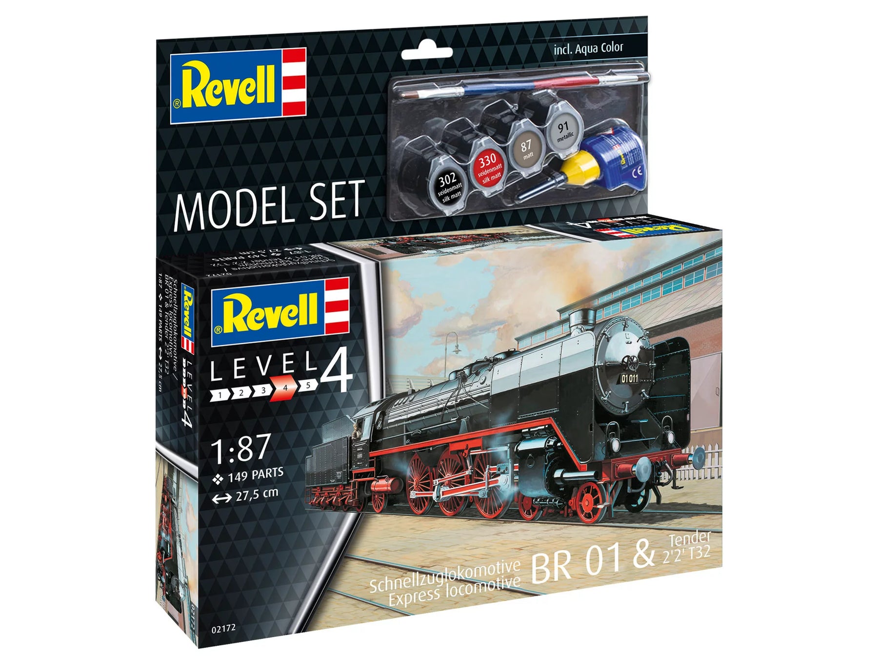 Modellkészlet gyorsvonat mozdony BR01-Tender 2'2'T32