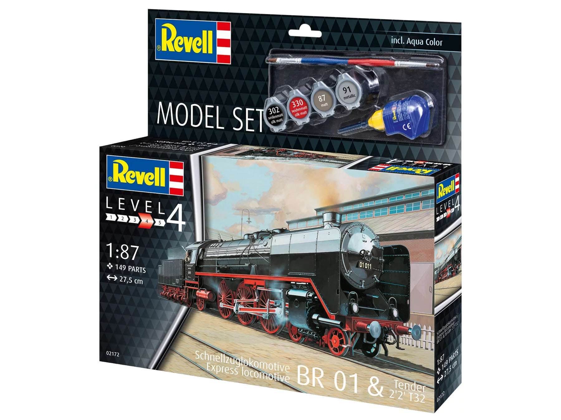Modellkészlet gyorsvonat mozdony BR01-Tender 2'2'T32