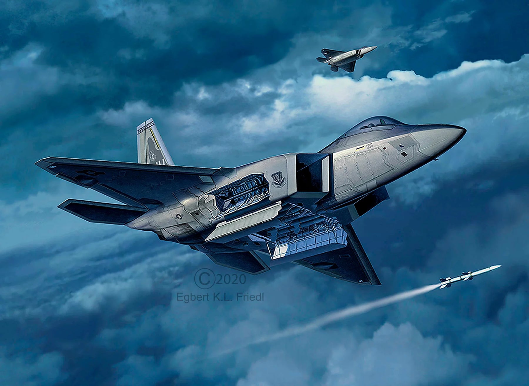 Modelset Lockheed Martin F-22A Raptor