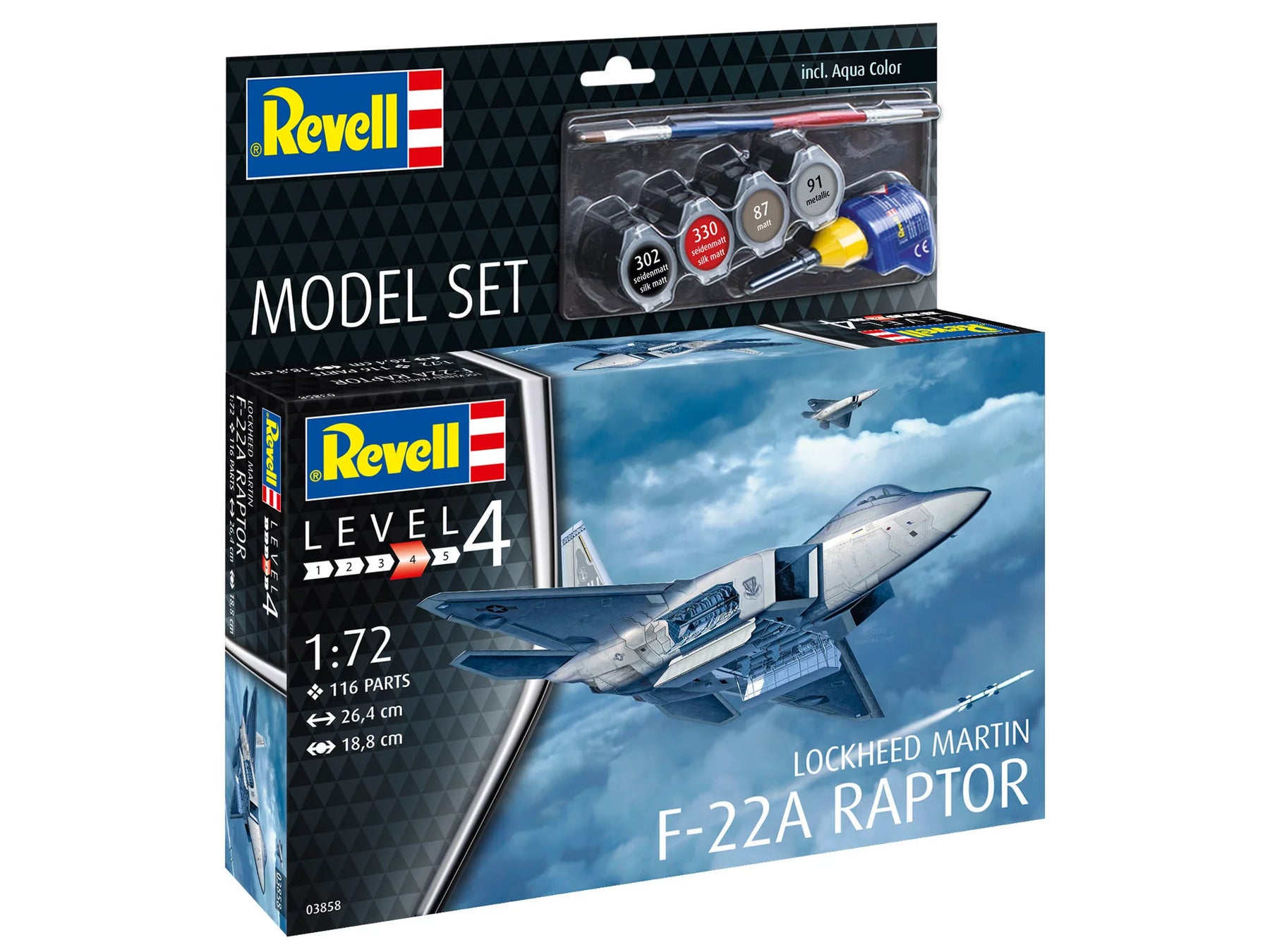 Modelset Lockheed Martin F-22A Raptor
